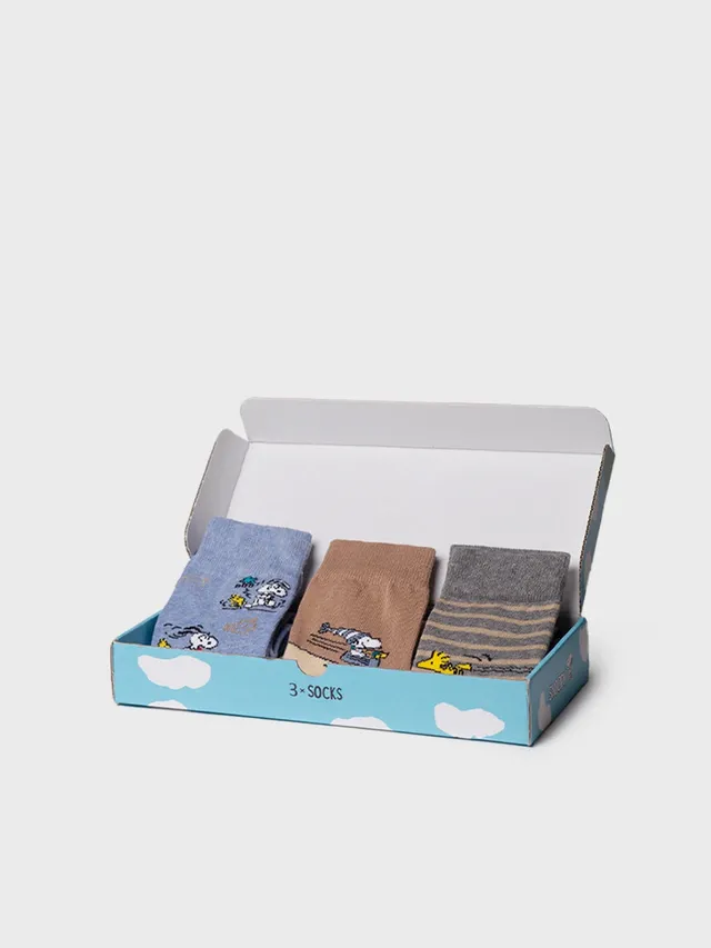 Toni Pons Pack-Snoopy chaussettes coton lot de 3