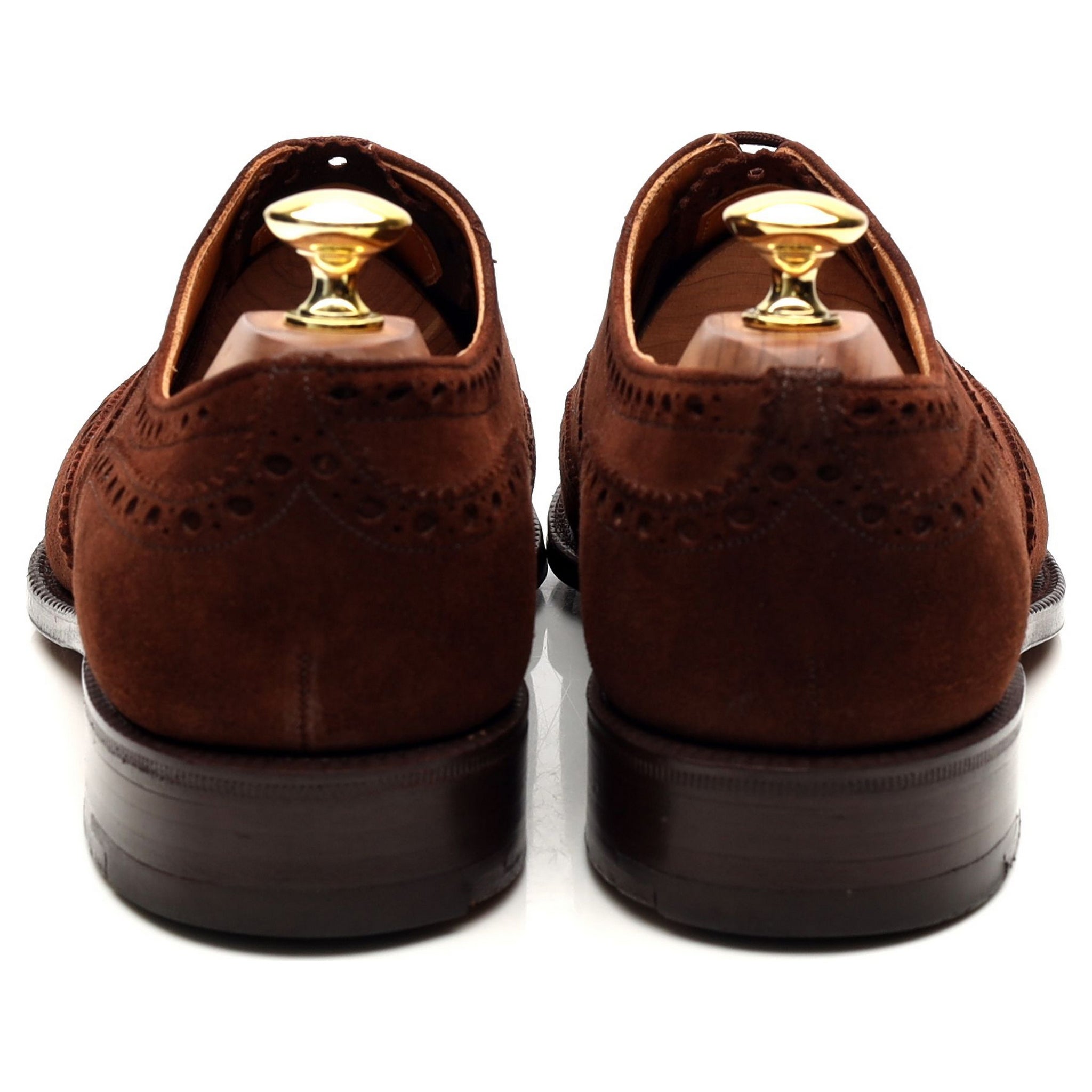 Church's Buck brogue suède marron UK 8