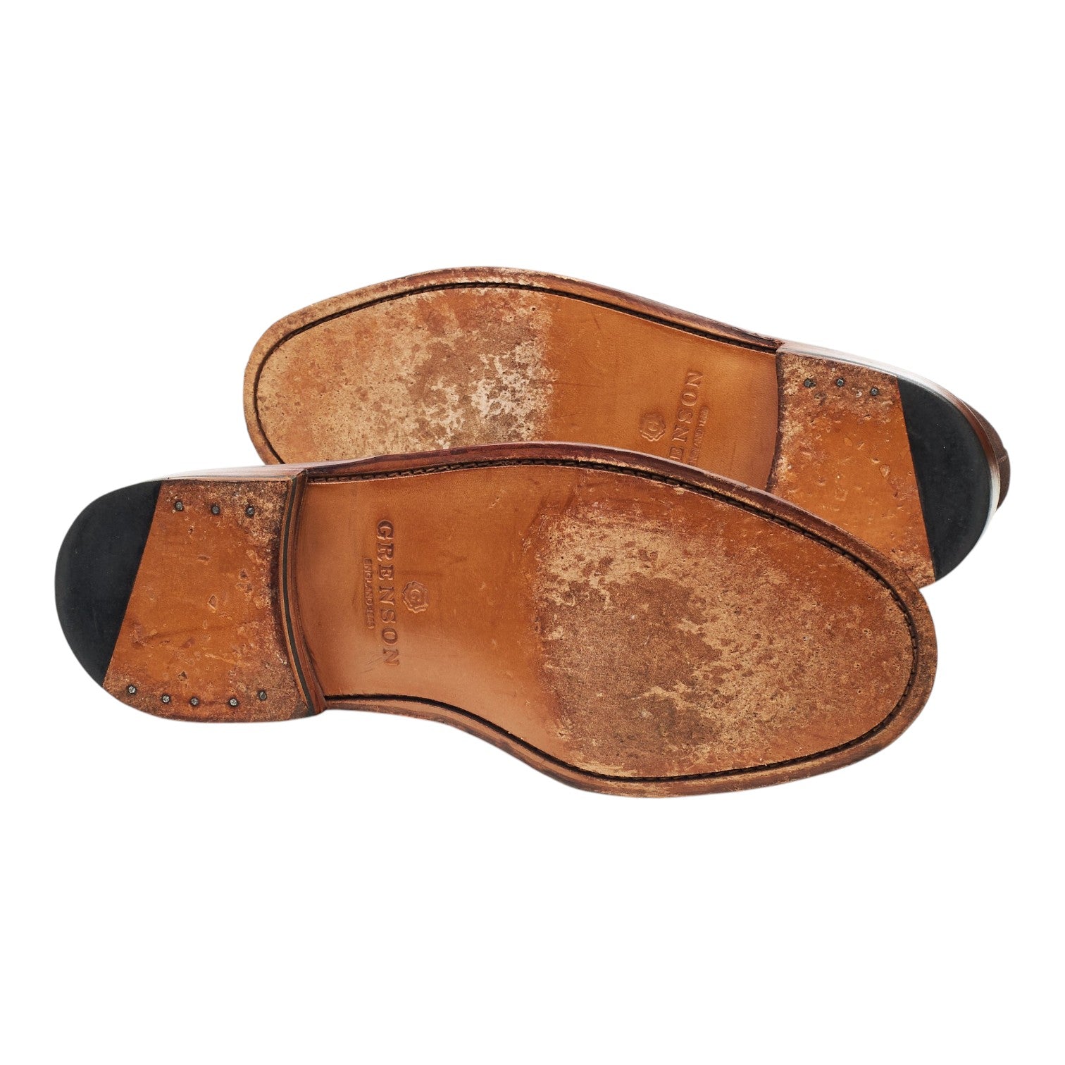 Grenson Sid derby brogue daim marron UK 9