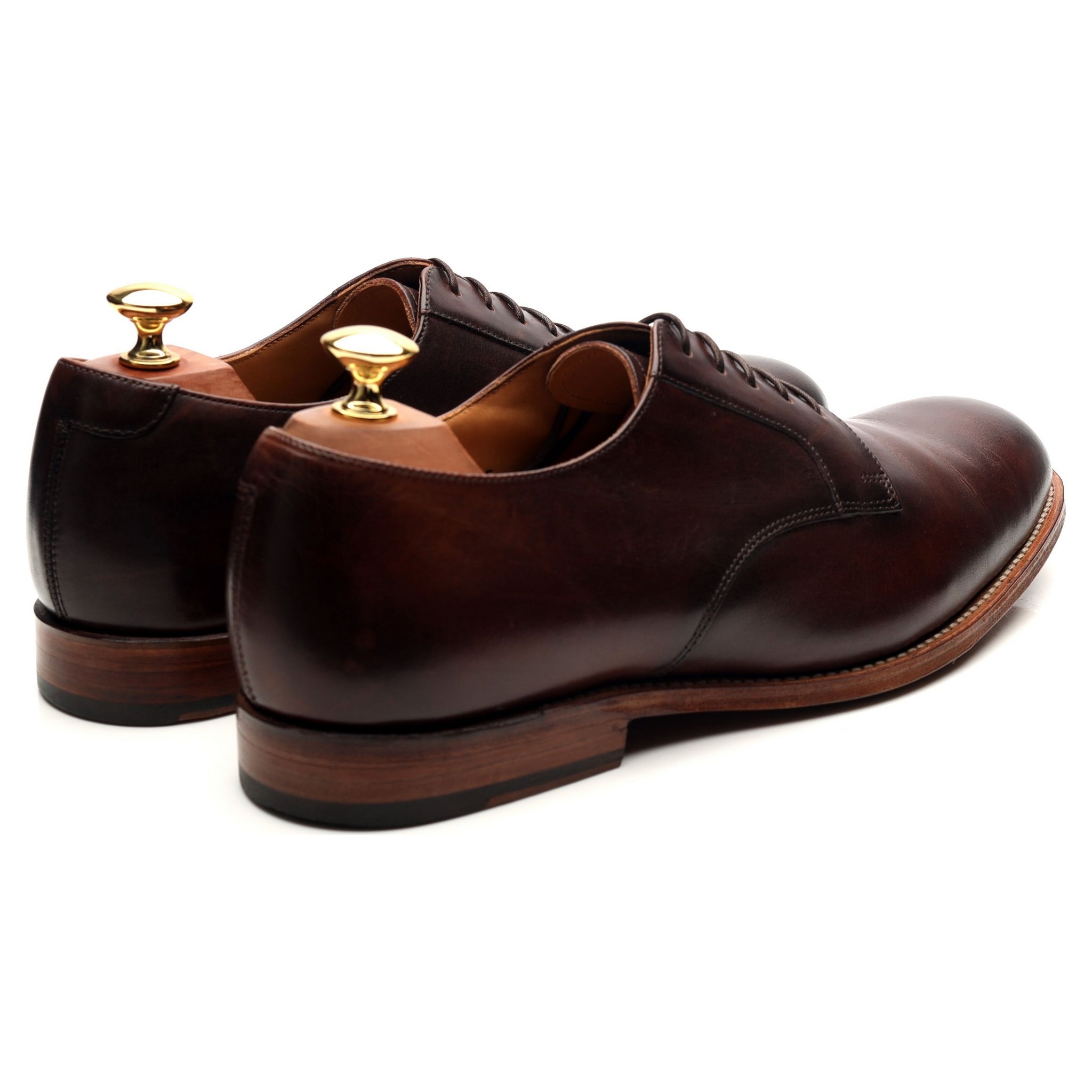Grenson Liam derby cuir marron foncé UK 9