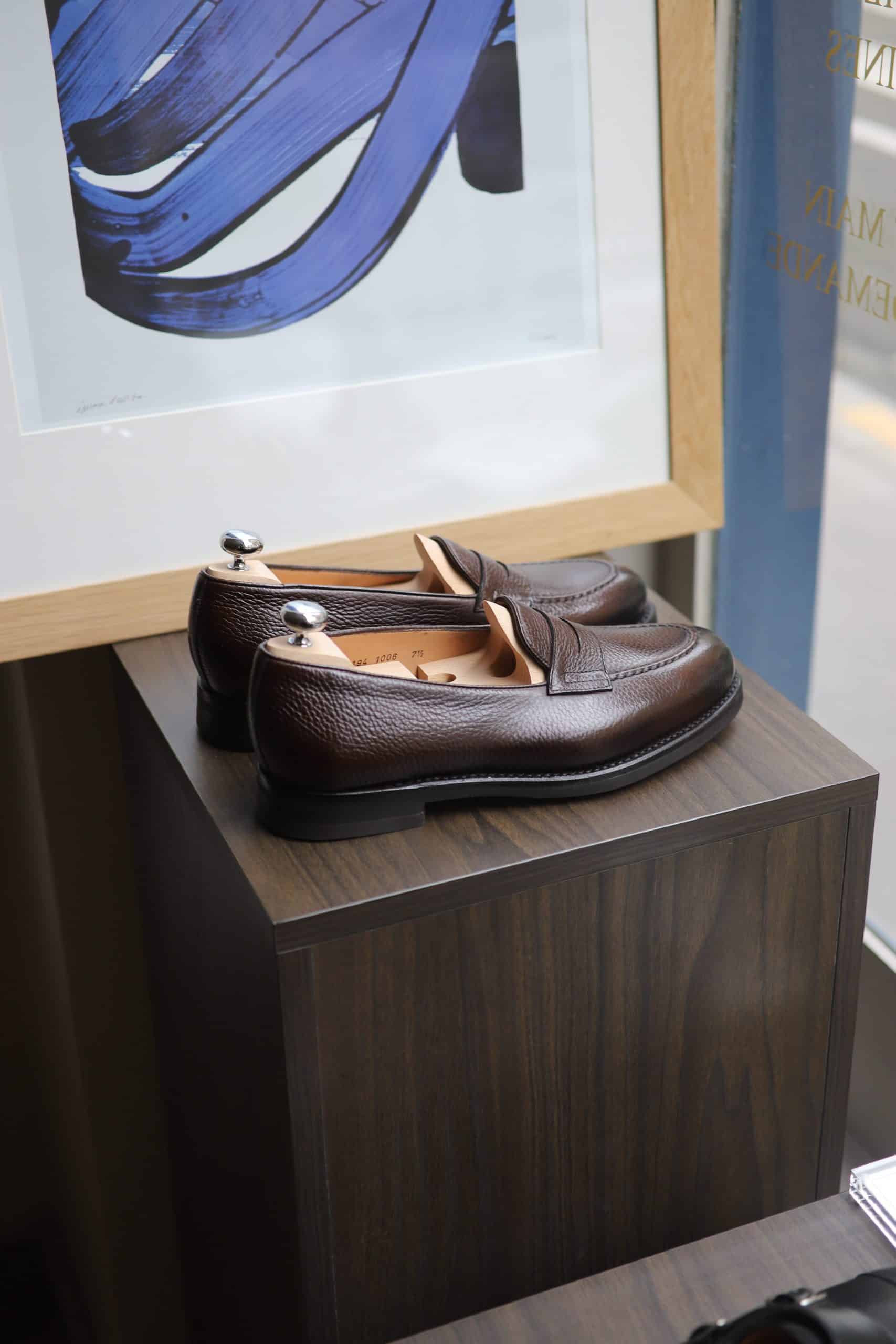 Malfroid Newport mocassin homme cuir grainé