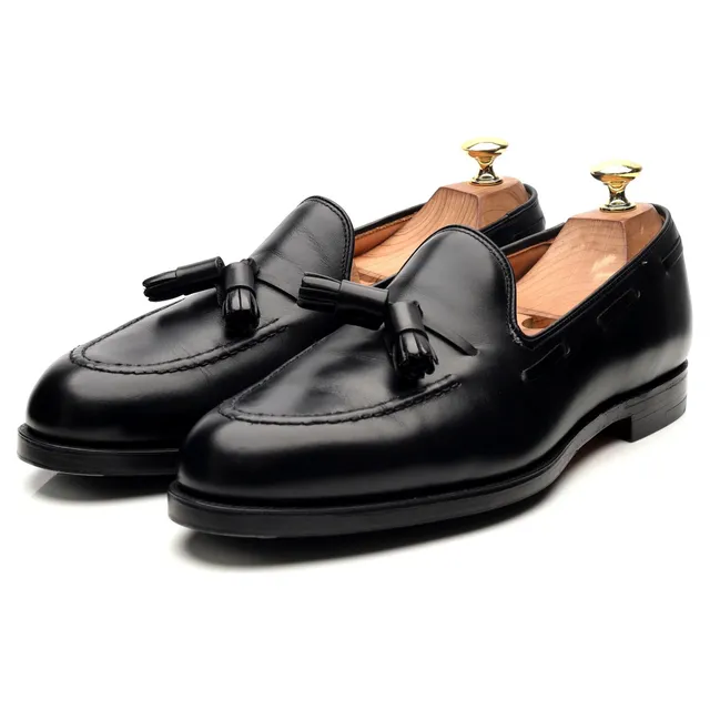 Crockett & Jones Cavendish 2 mocassins cuir noir UK 8
