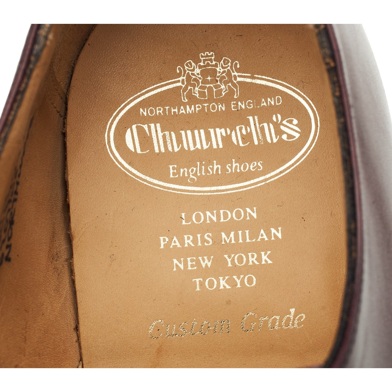 Church's Northwood derby cuir bordeaux pointure 8