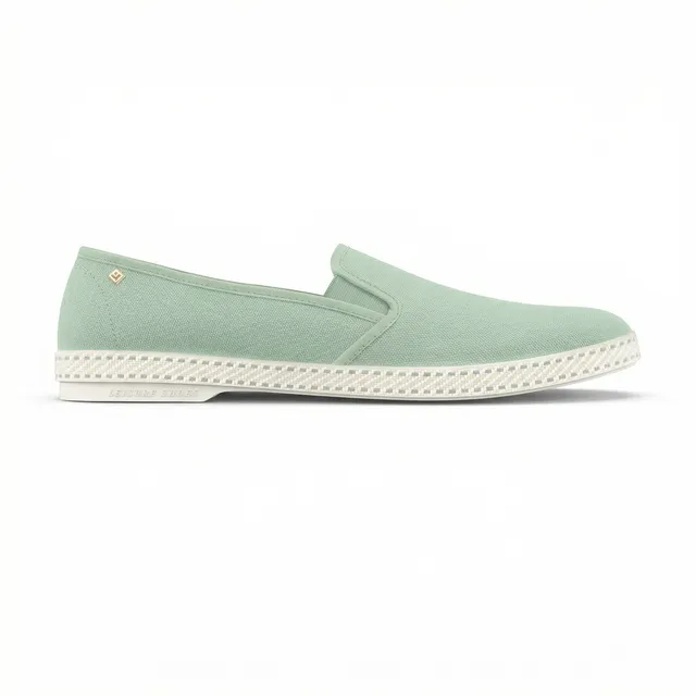 Rivieras Classic 1025 espadrilles vert d'eau toile