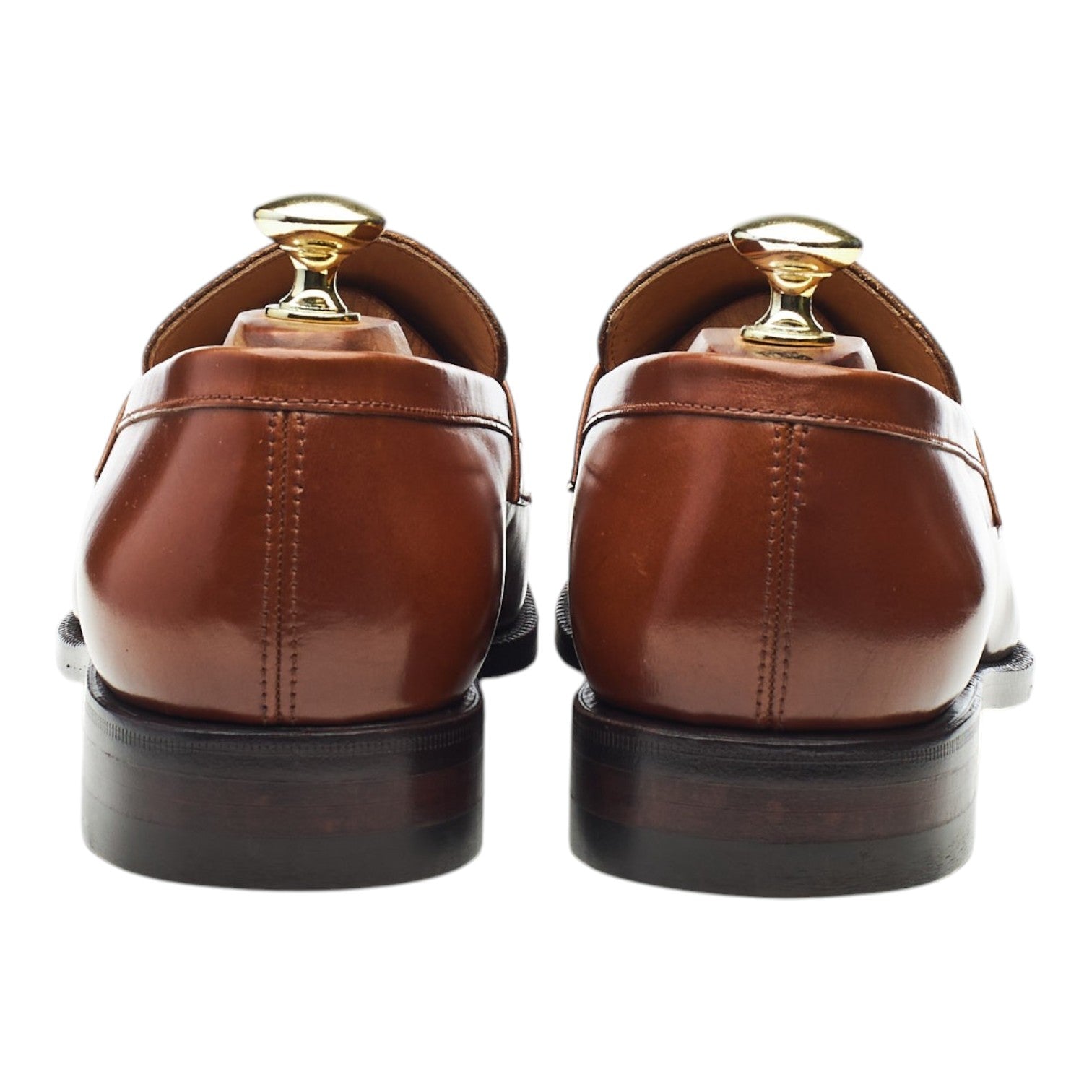 Yanko 13219 mocassins cuir marron clair UK 7.5