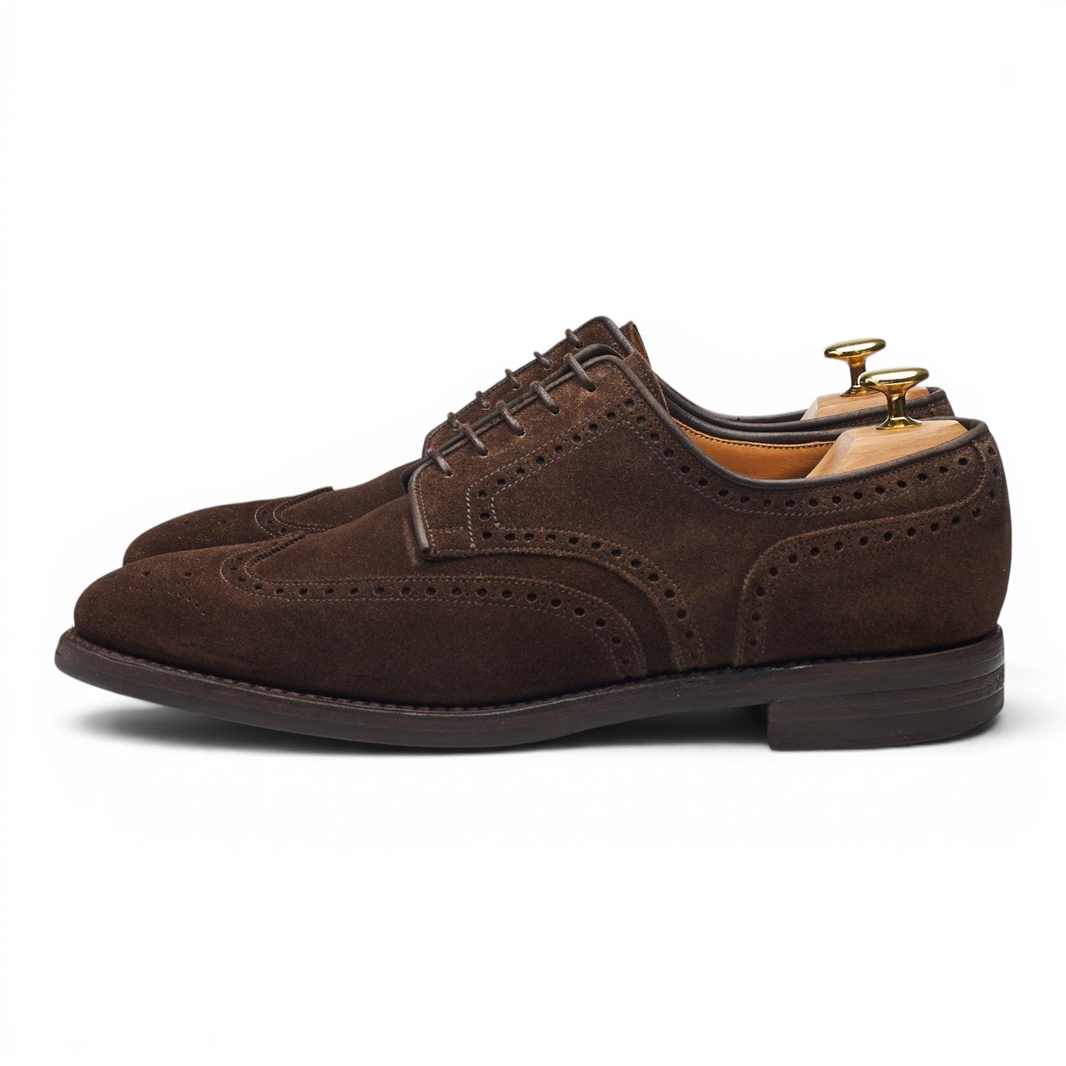 Crockett & Jones Swansea derbies daim marron UK 8.5