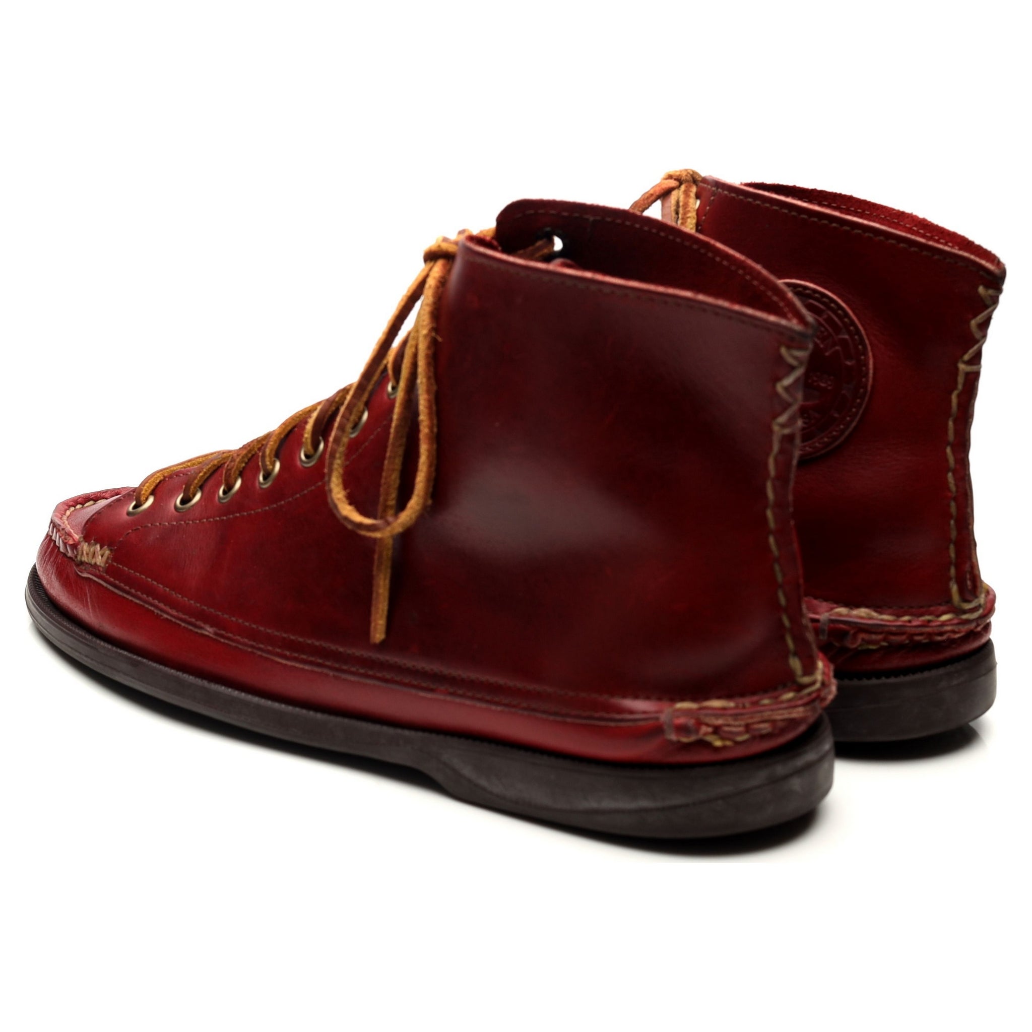 Yuketen bottes cuir rouge pointure 8 UK