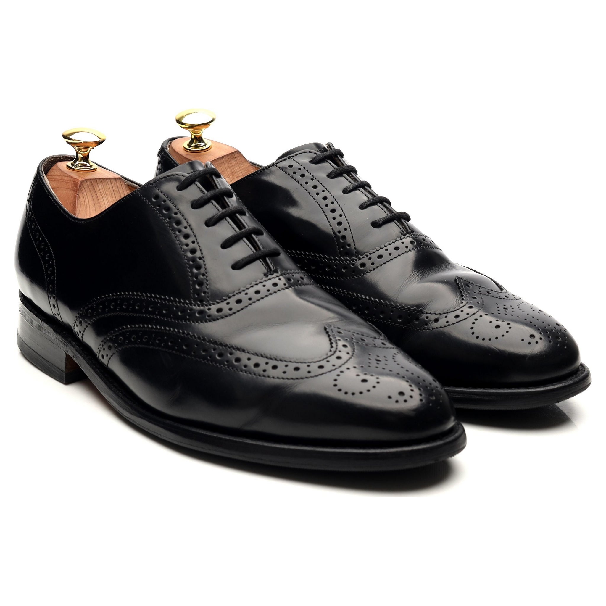 Barker Albert derby cuir noir large 8 UK