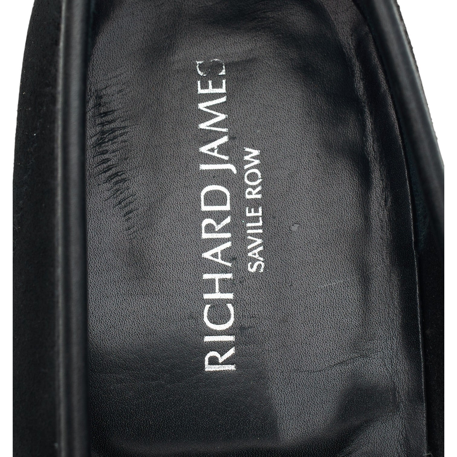 Richard James Walton mocassins suède noir 9,5 UK
