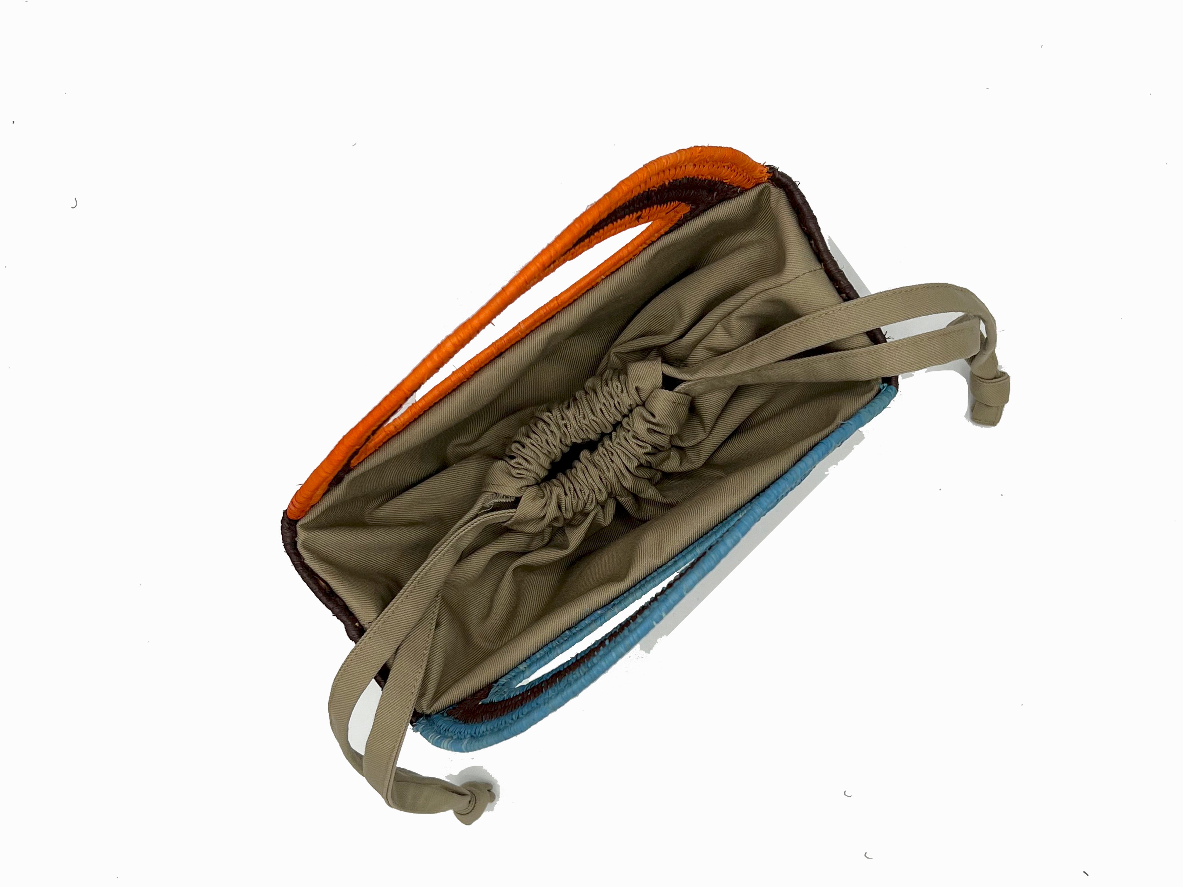 Contre-Allée Agadir sac raphia naturel 20 cm