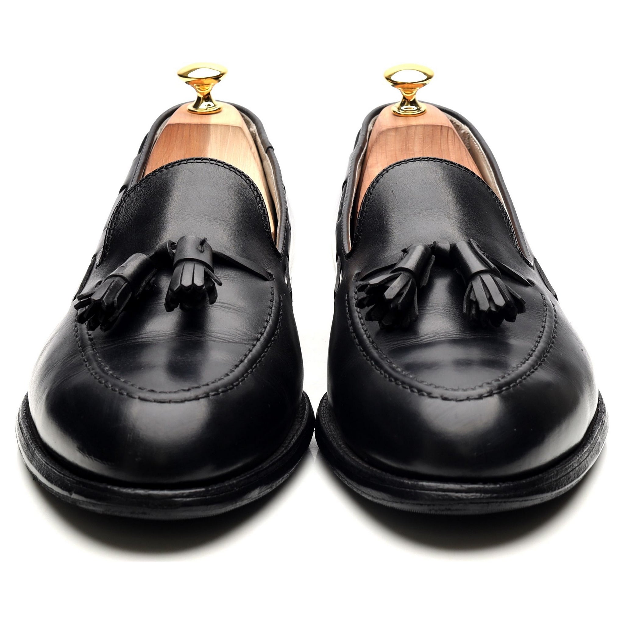 Alden 660 mocassin cuir noir à glands UK 11