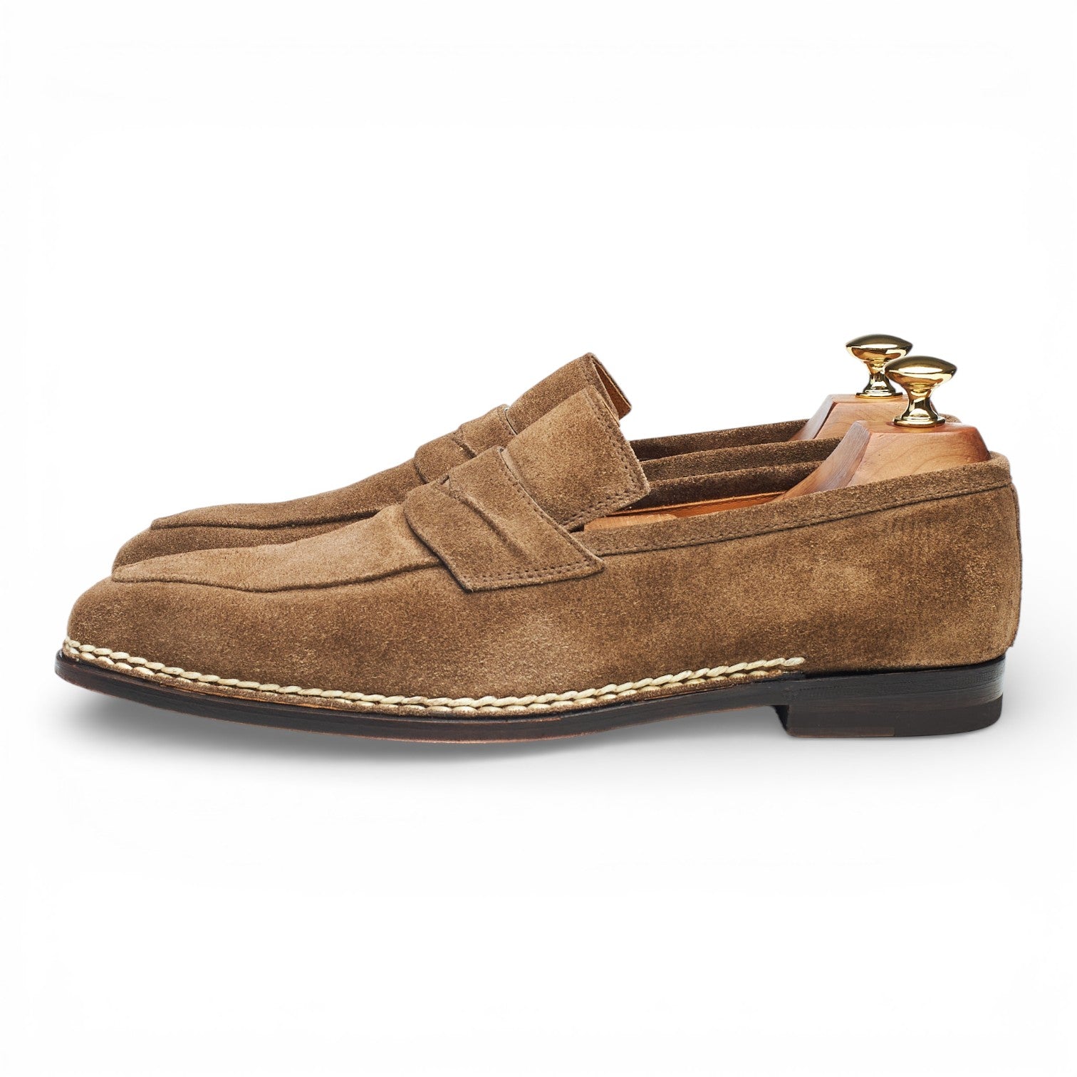 Bontoni Principe mocassins daim marron pointure 8.5