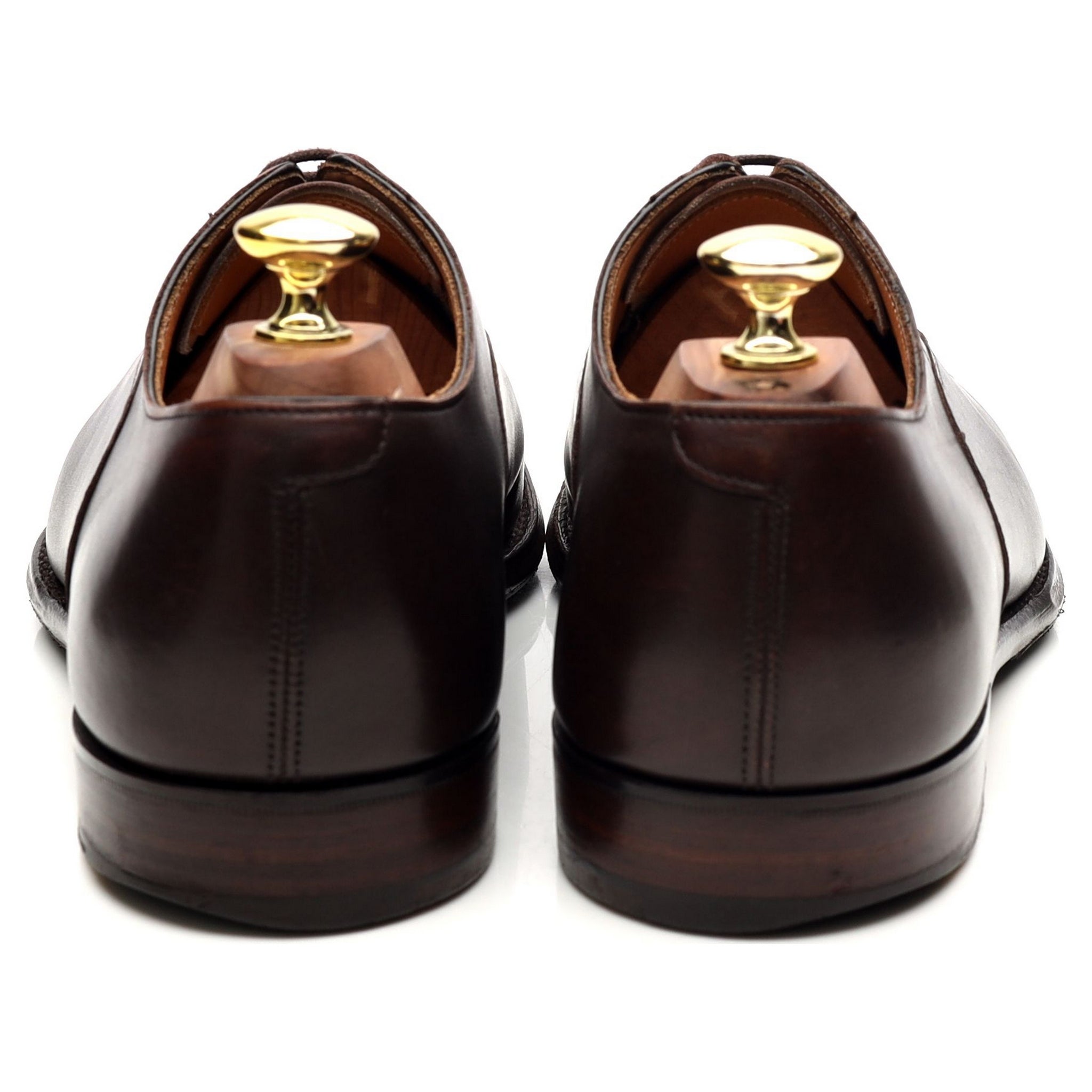 Cheaney Alfred oxford cuir marron foncé UK 7 semelle cuir