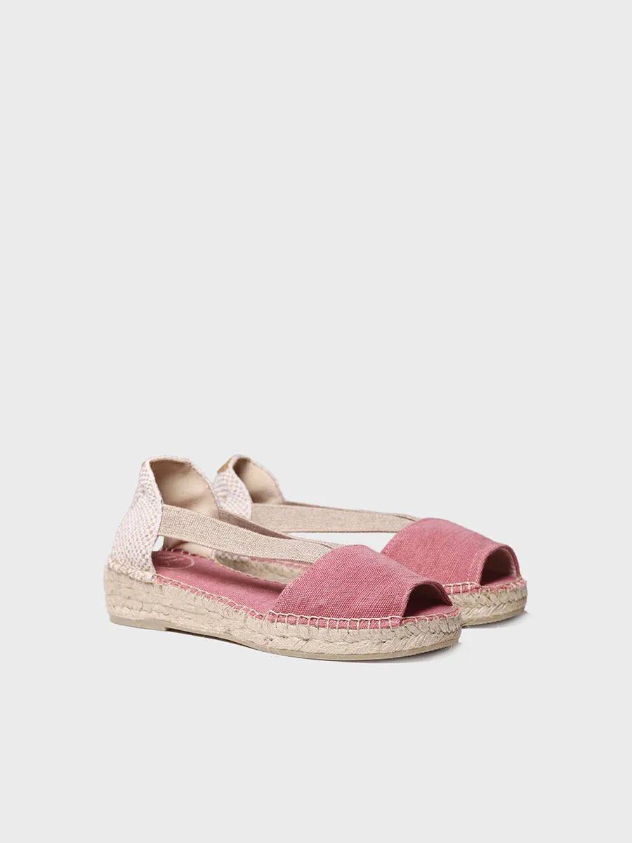 Toni Pons Elora-V sandale compensée blush vegan