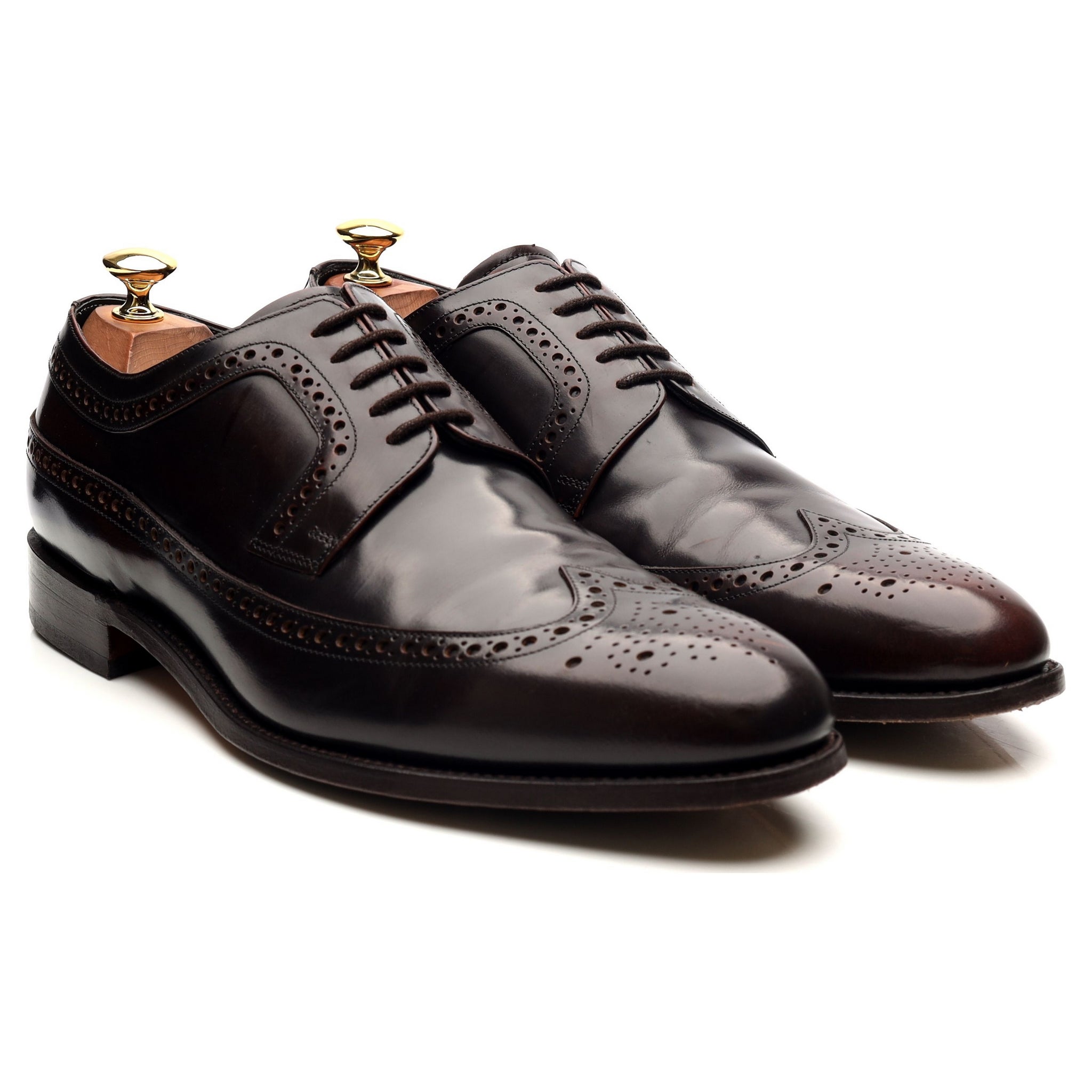 Barker Woodbridge Derby cuir marron pointure UK 9.5