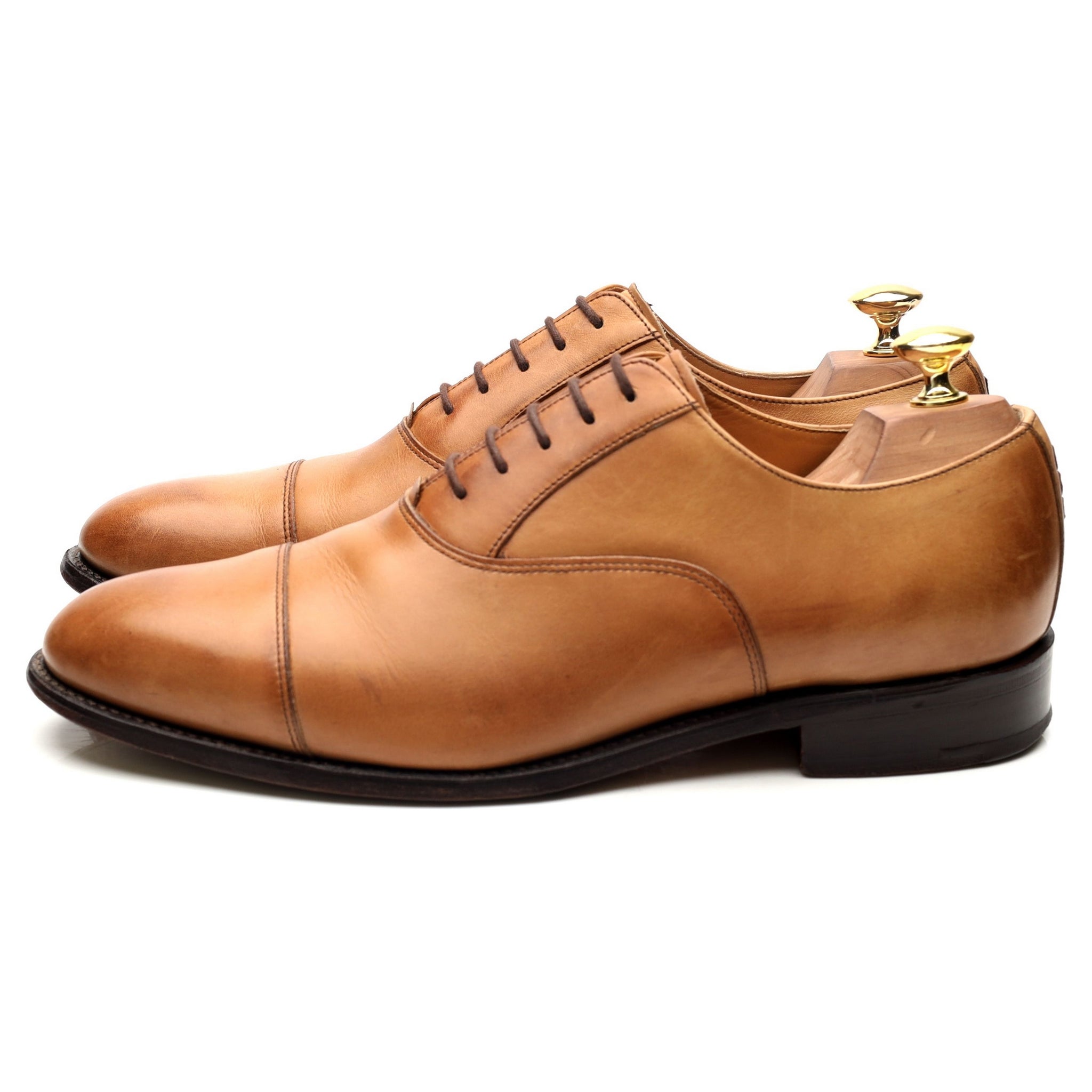 Barker oxford cuir marron tan pointure 8