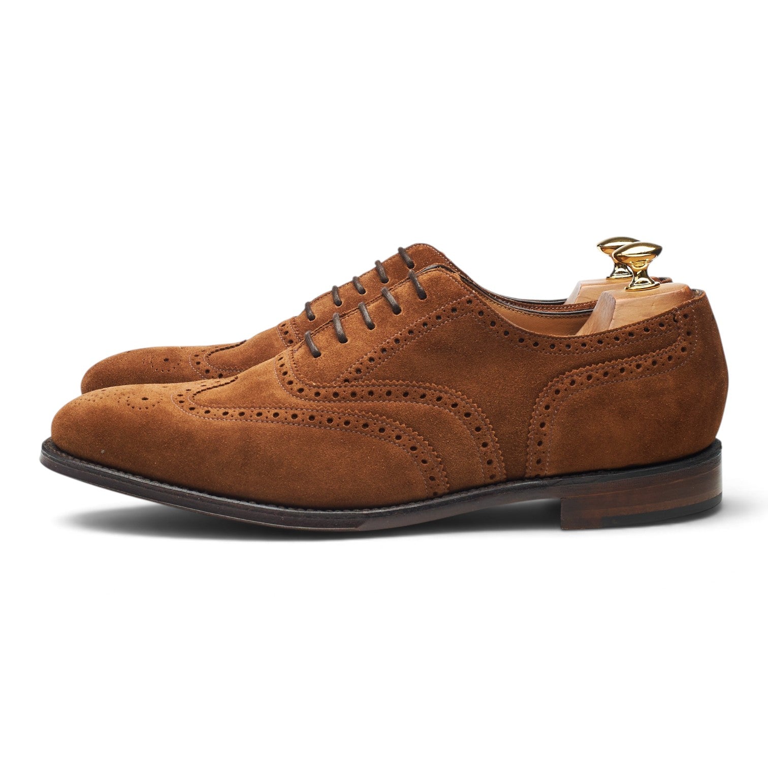 Loake 1880 Buckingham oxford daim marron UK 10,5