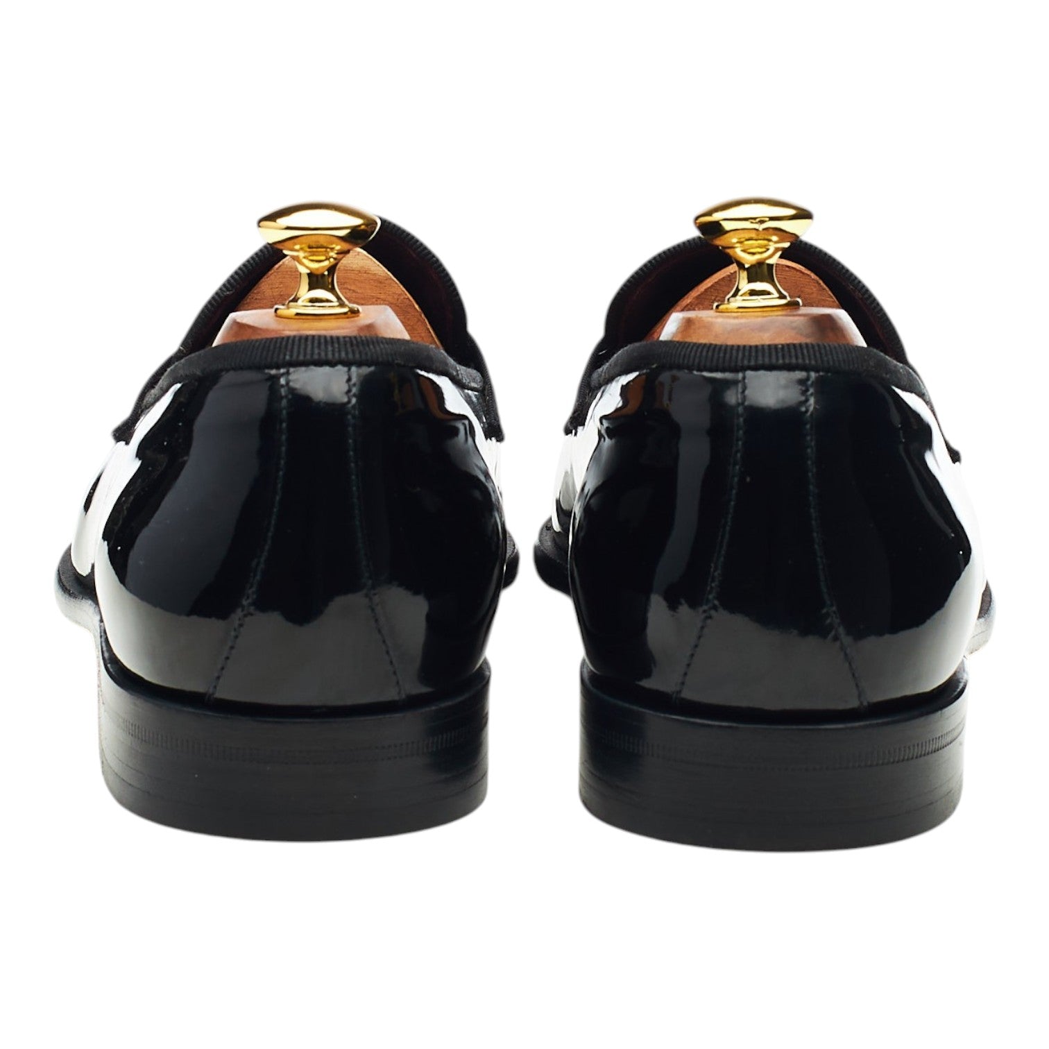 Salvatore Ferragamo mocassin cuir verni noir pointure 10,5