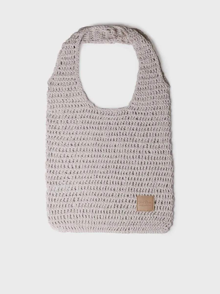 Toni Pons Goia sac crochet femme écru vegan