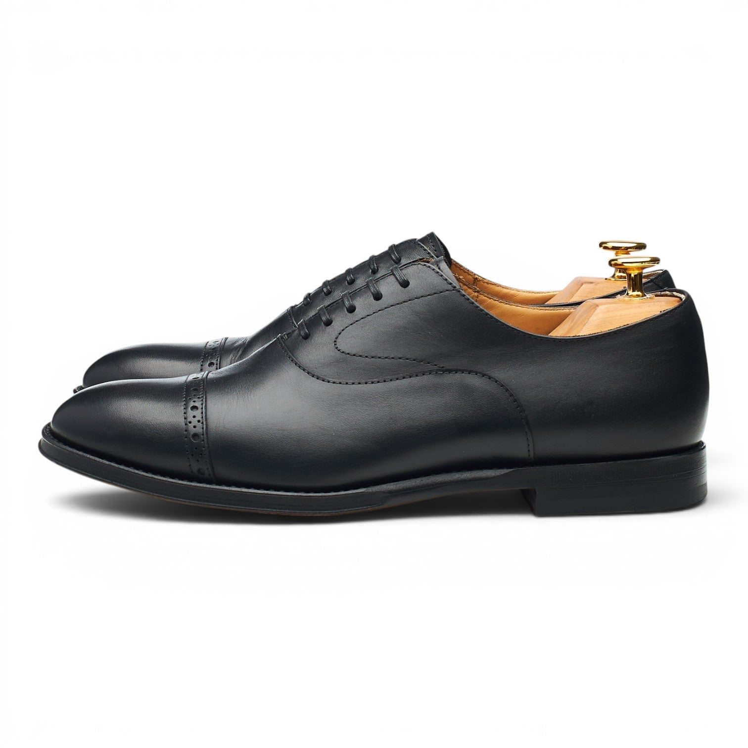 Scarosso Beaumont richelieu noir cuir pointure UK 6
