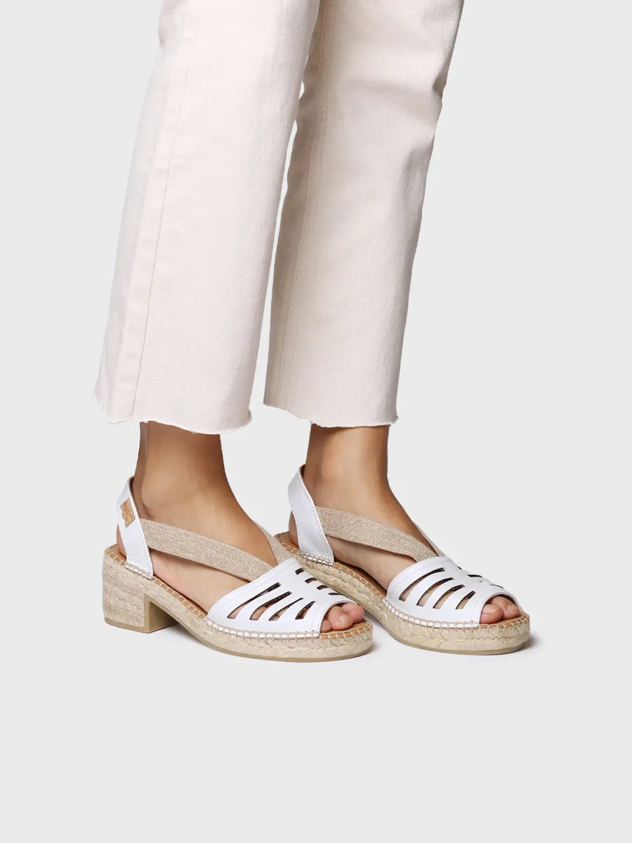 Toni Pons Dima espadrilles cuir femme talon 5,5 cm