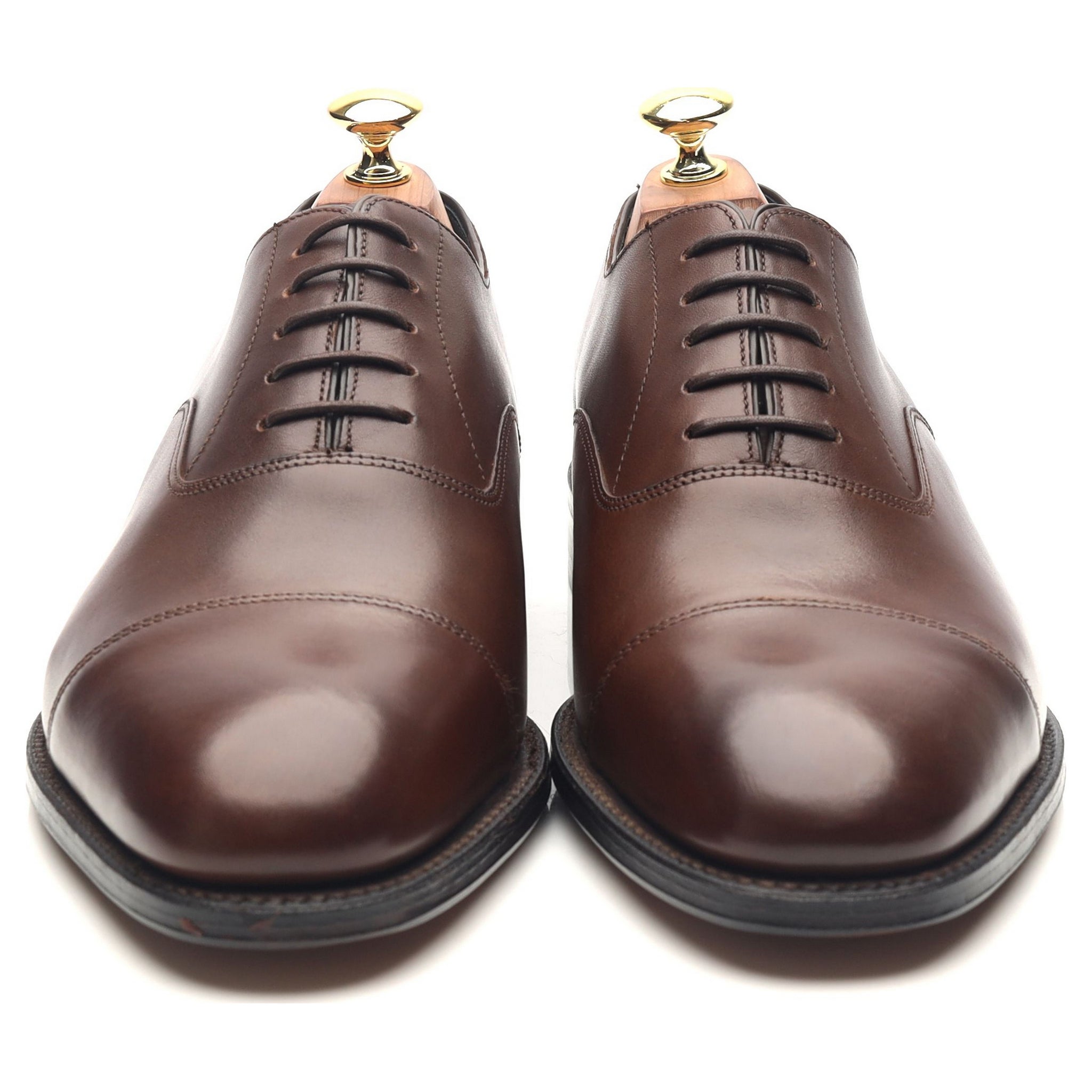 Herring Knightsbridge richelieu cuir marron 8.5 cousu Goodyear