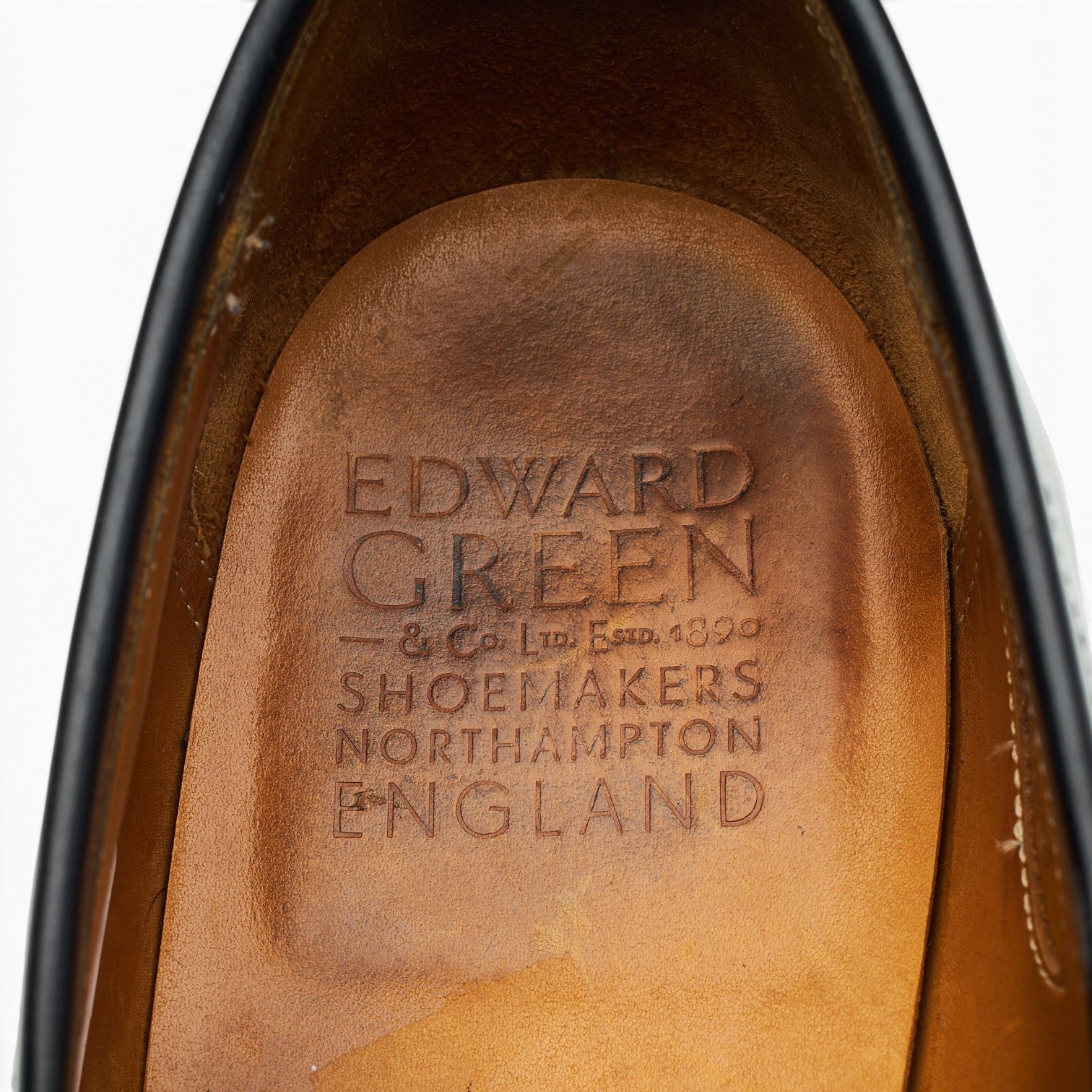 Edward Green Piccadilly mocassin cuir noir 8 UK