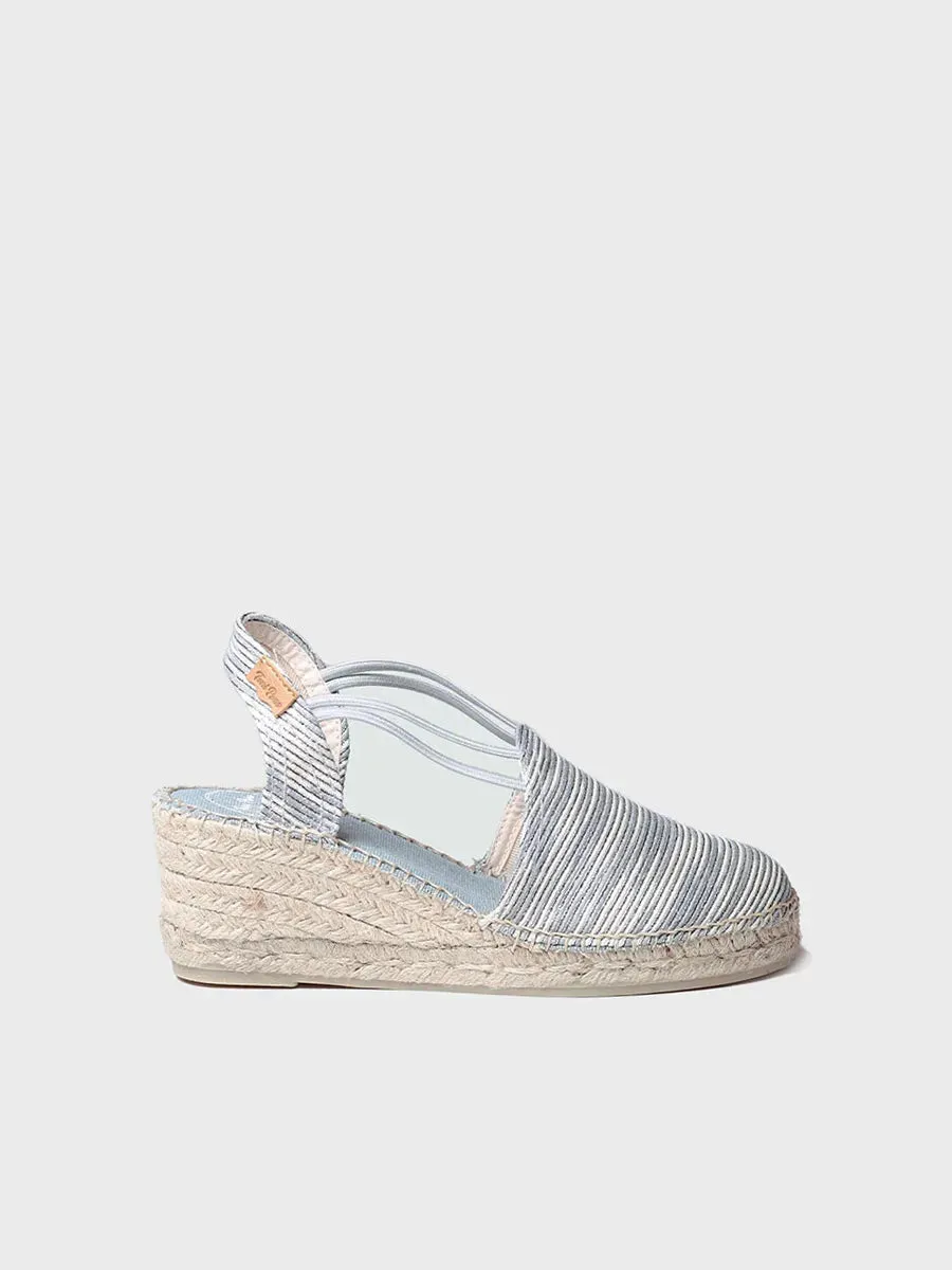 Toni Pons Tania-ZR espadrille compensée tissu vegan