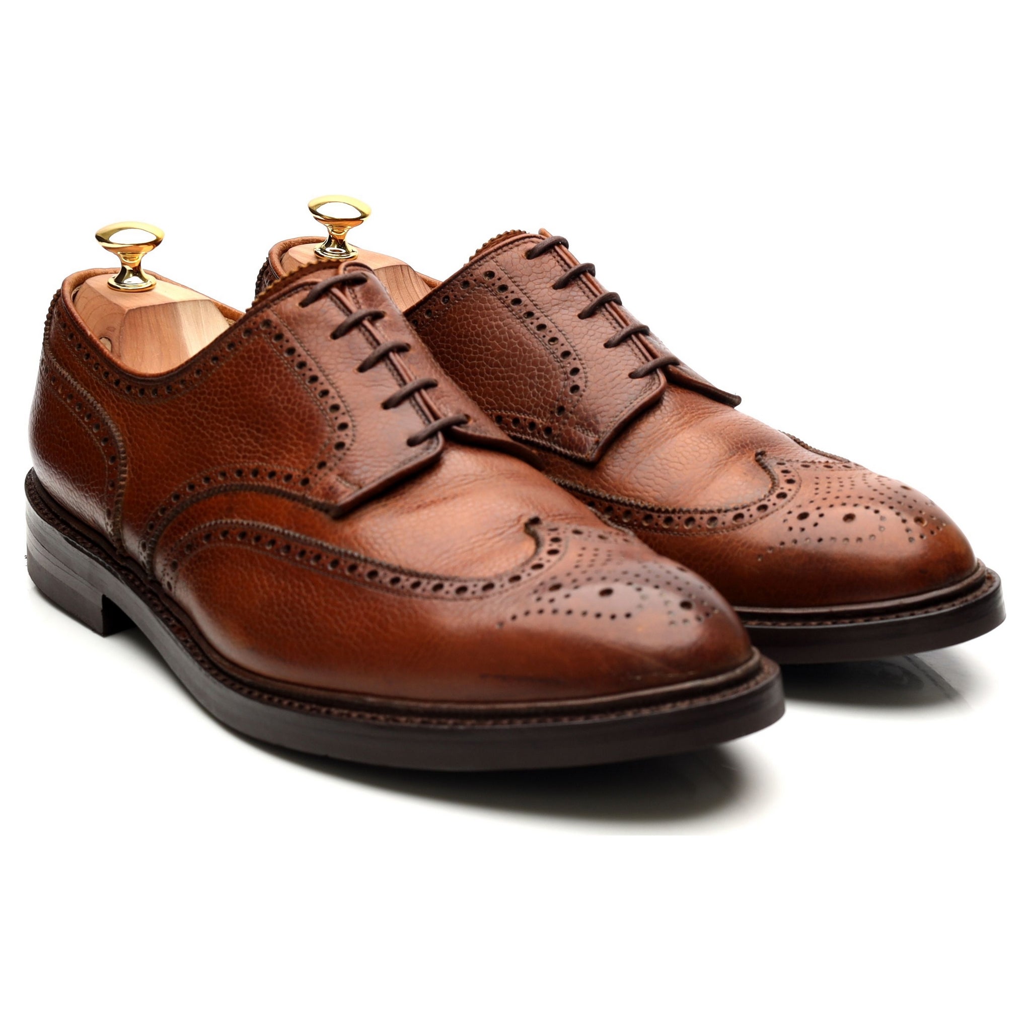 Crockett & Jones Pembroke derby cuir marron UK 11