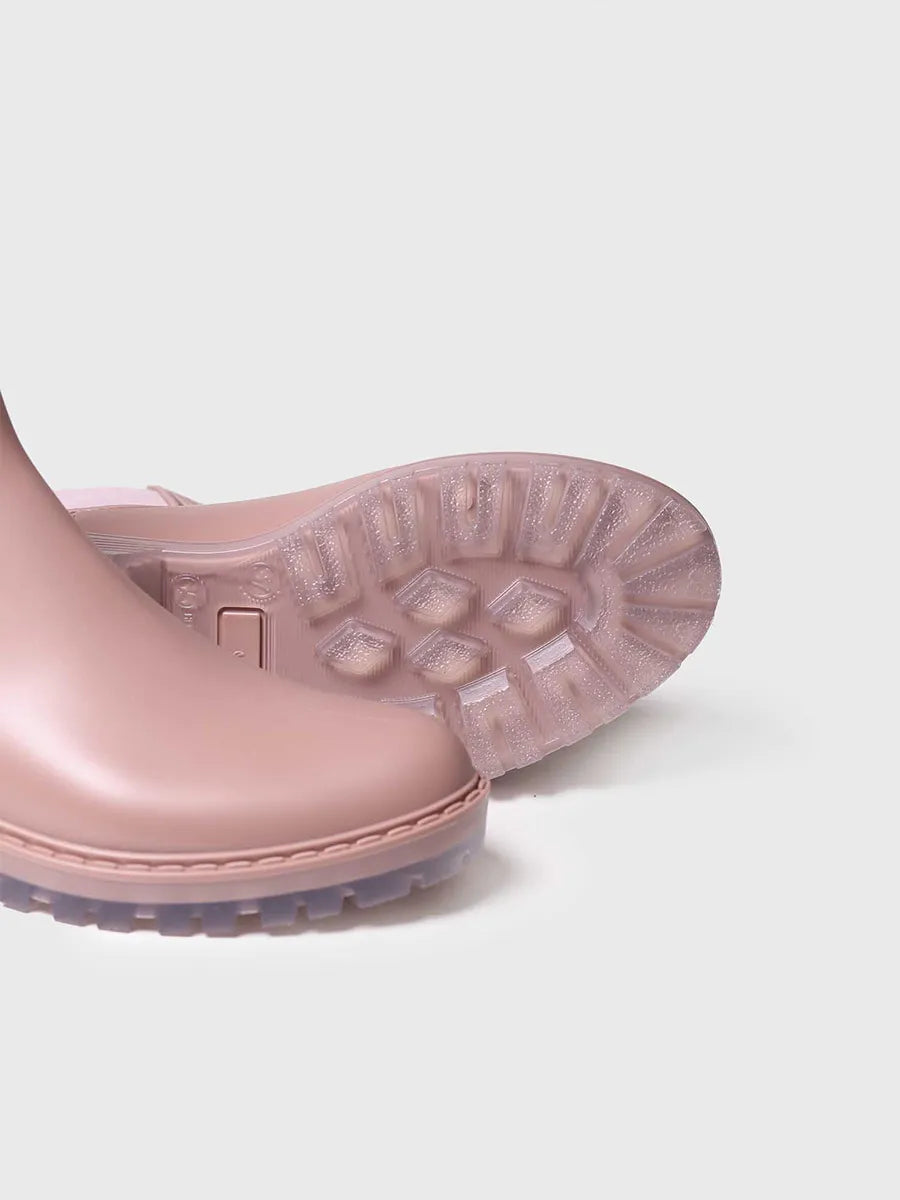 Toni Pons Cancun bottes de pluie rose vegan