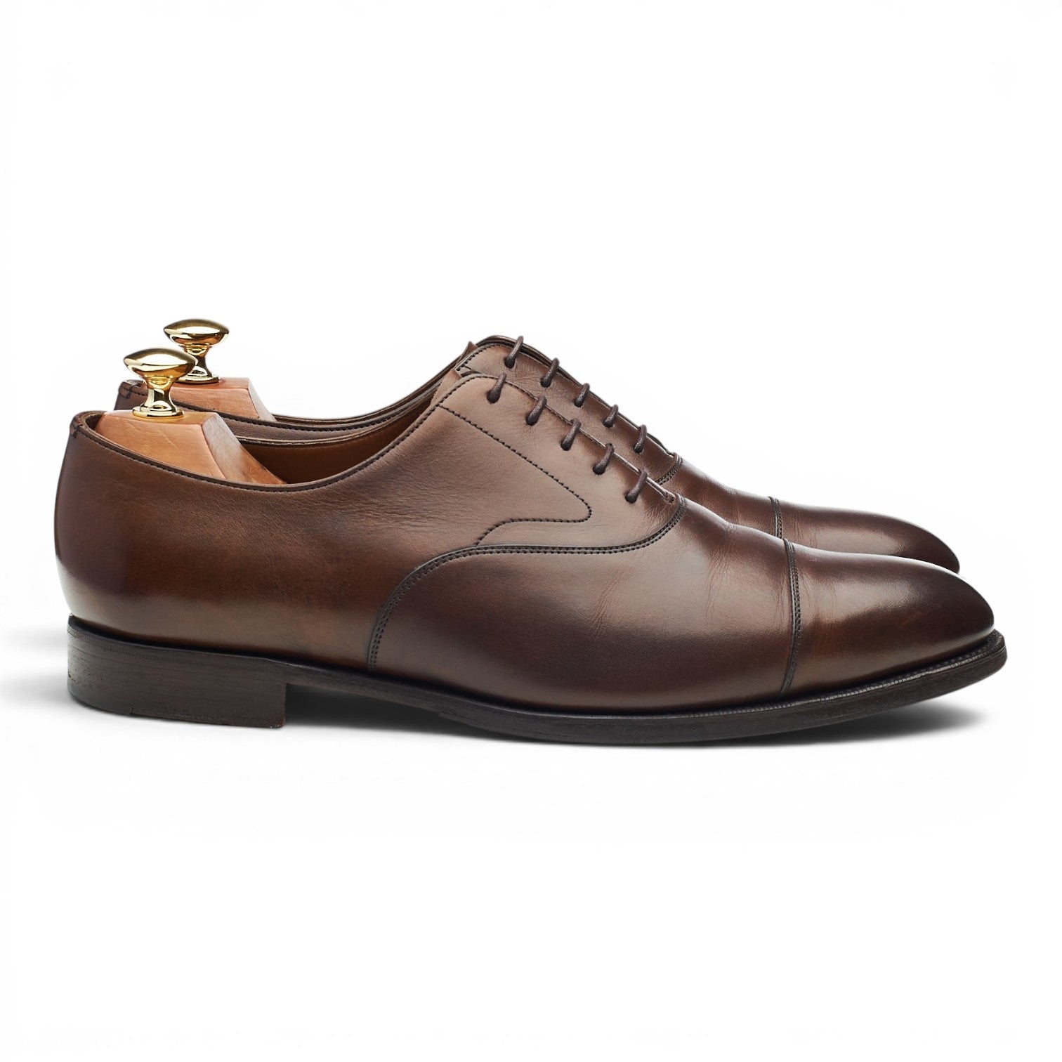 Edward Green Chelsea oxford cuir marron UK 9