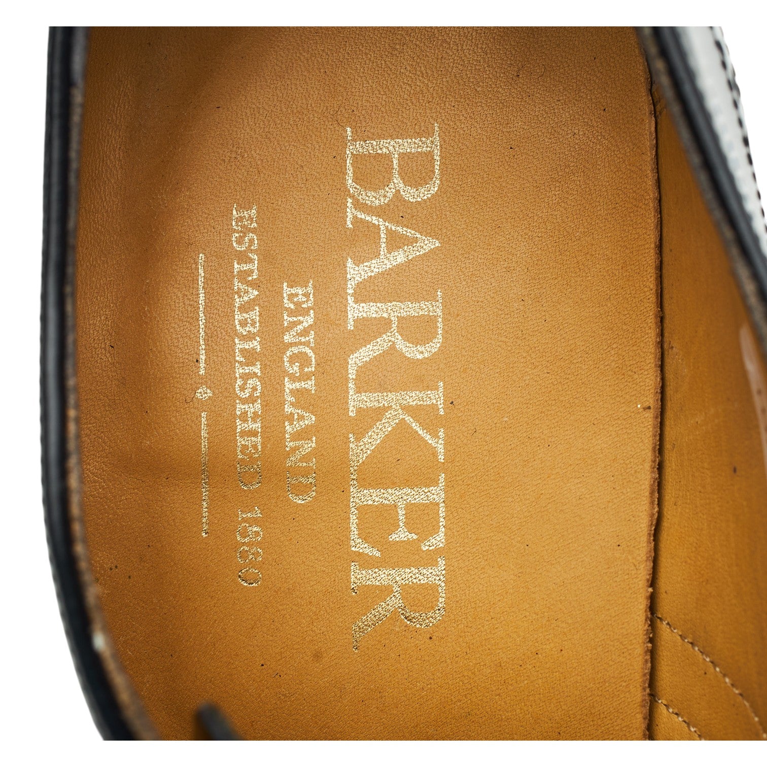 Barker Alfred richelieu cuir noir UK 7.5 large
