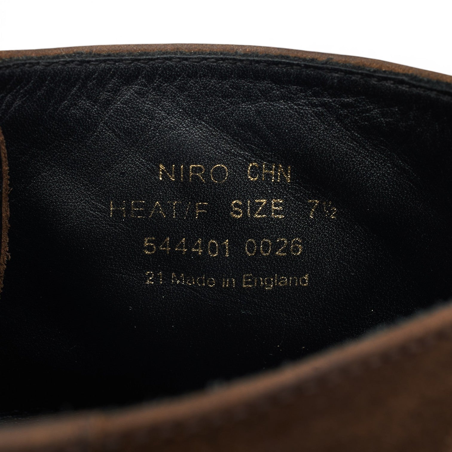 Loake Niro boots nubuck marron 7.5 UK confort