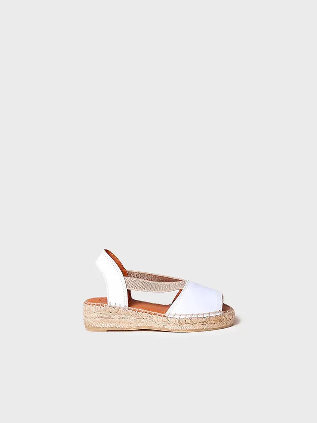 Toni Pons Eli-P sandale fille blanche cuir