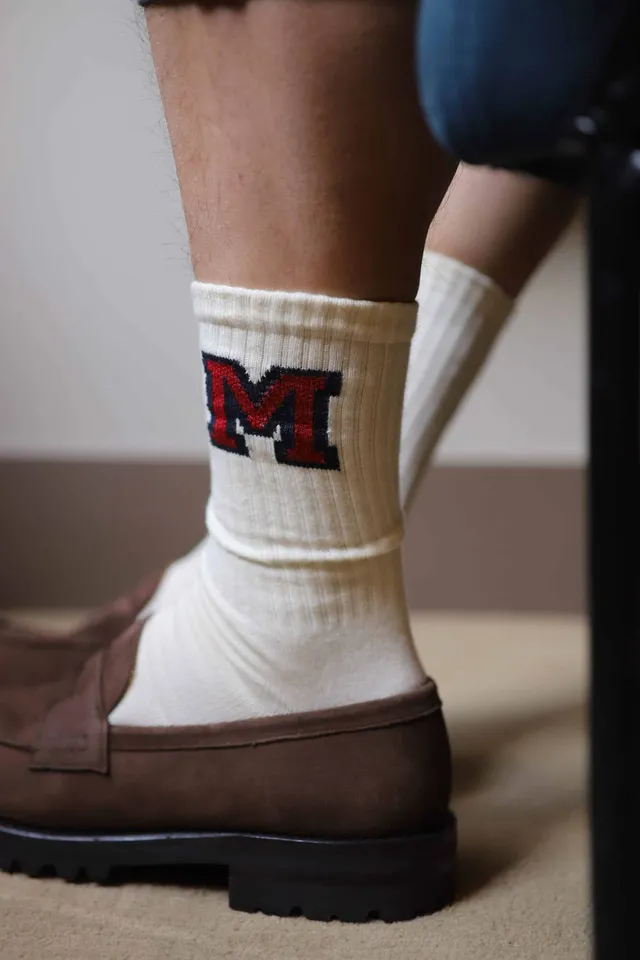 Malfroid Vintage M chaussettes coton ivoire