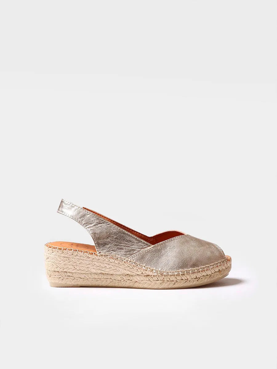 Toni Pons Bernia-P espadrille cuir lisse compensée 5 cm