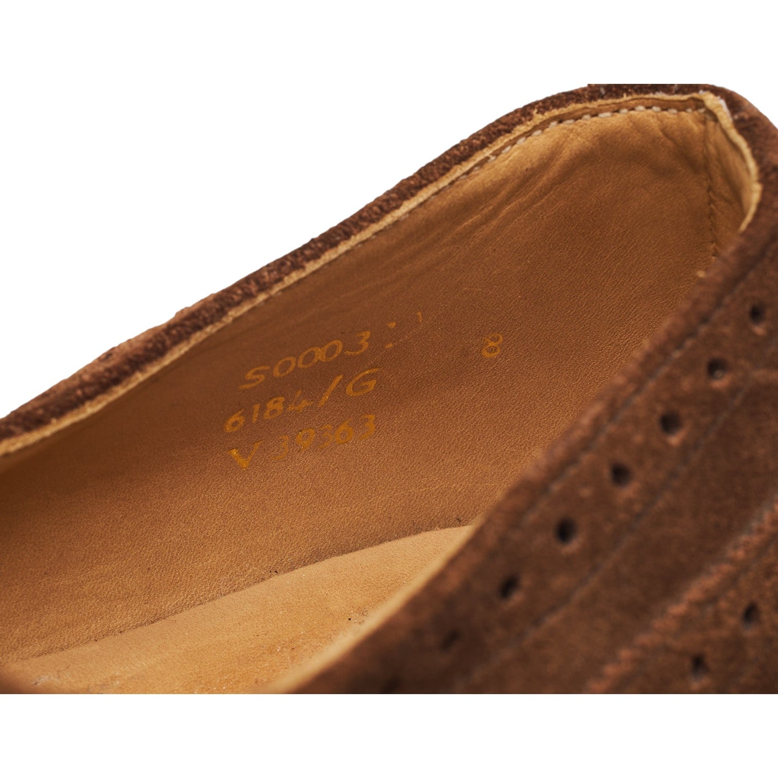 Cheaney brogues oxford daim marron tabac 8 UK