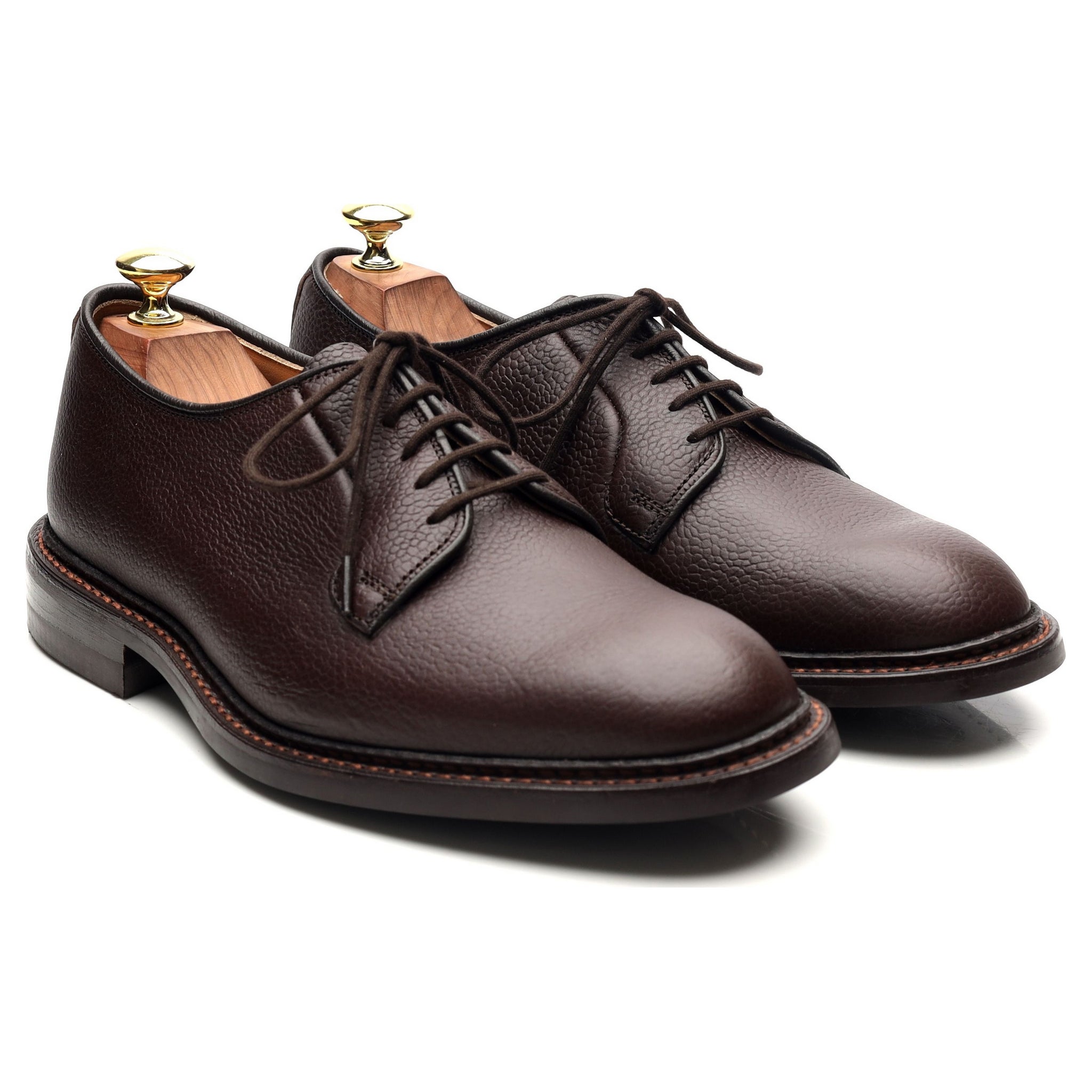 Tricker's Robert Derby Cuir Marron Foncé UK 7