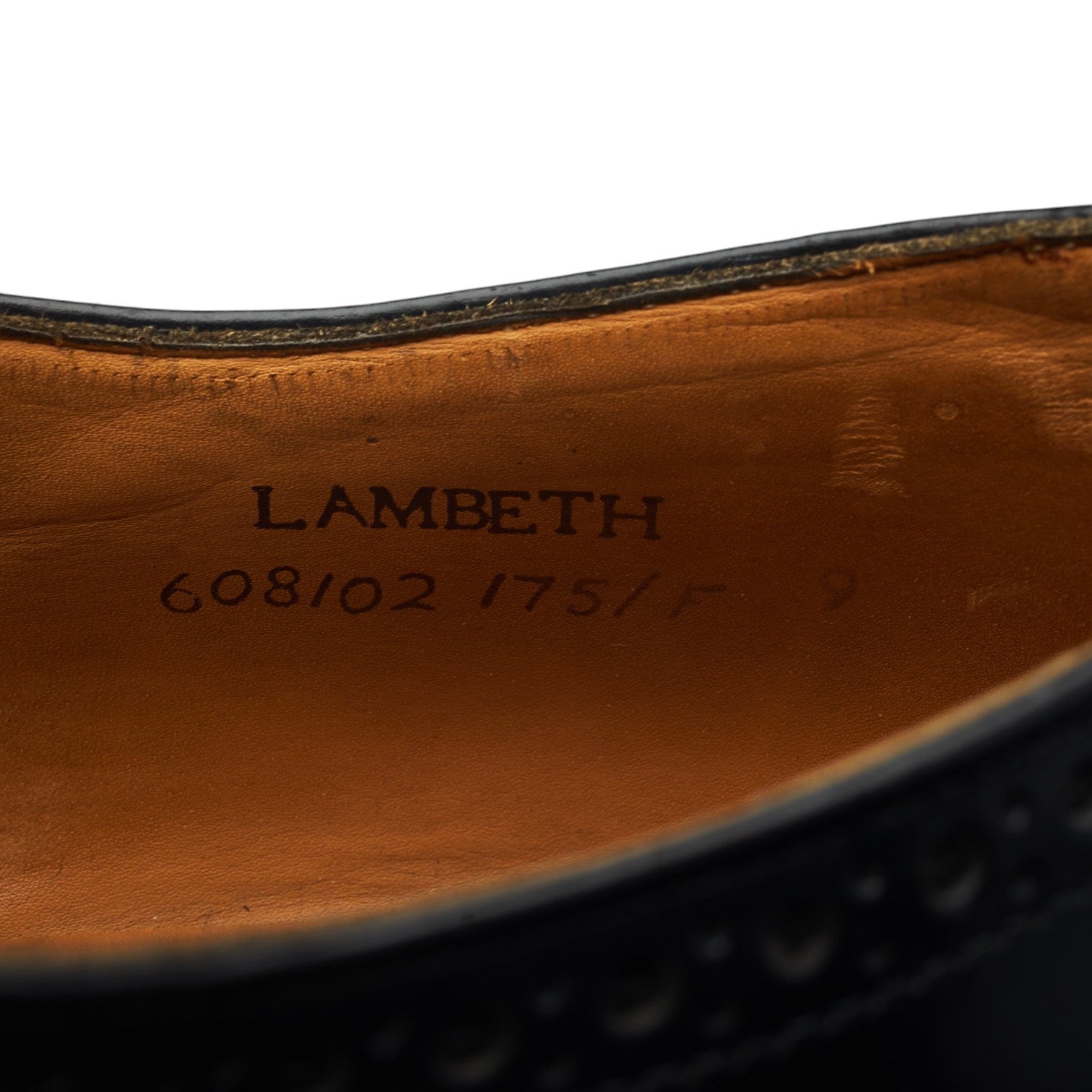 Cheaney Lambeth derbies cuir noir pointure UK 9