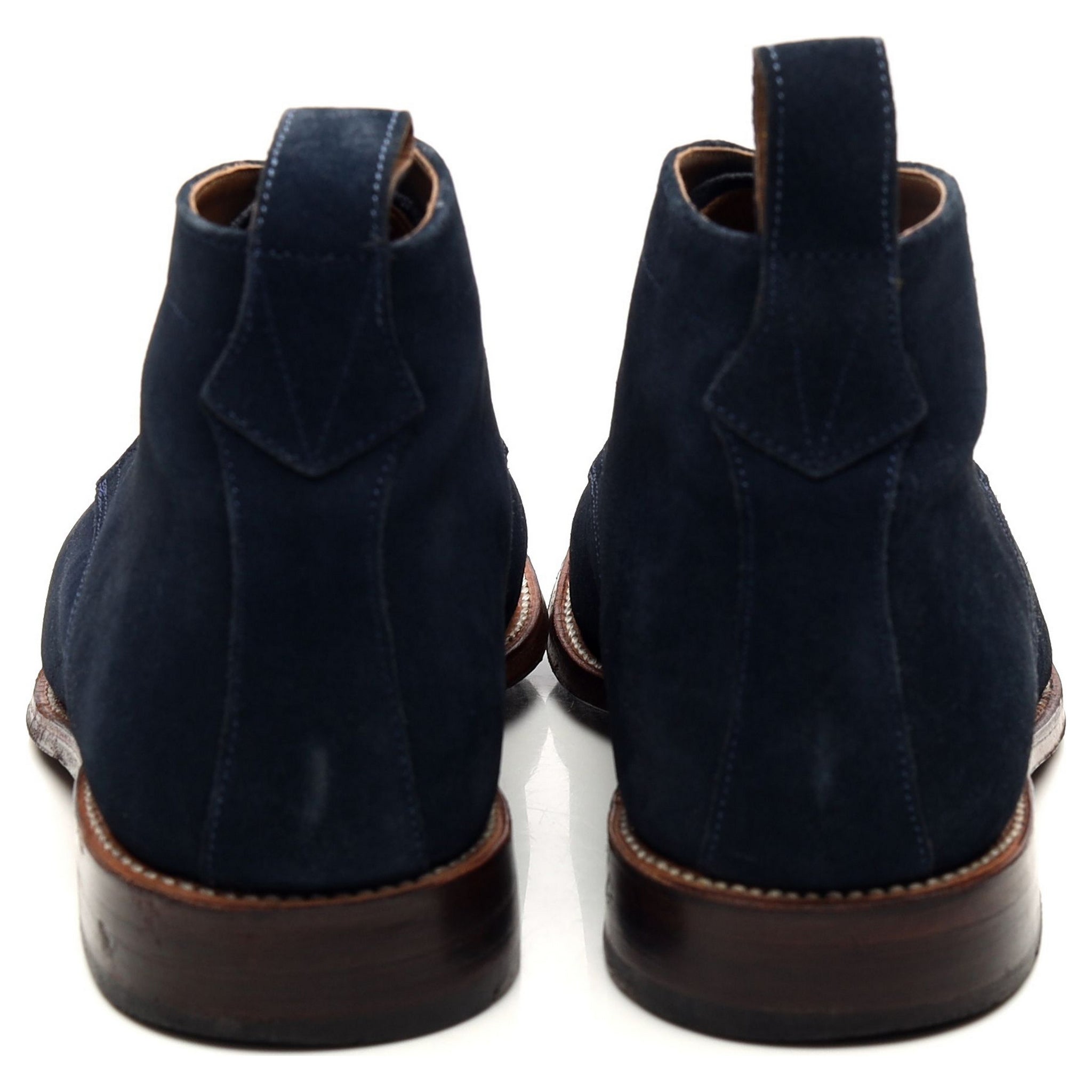 Grenson Marcus Bottines Chukka Daim Bleu Marine UK 9