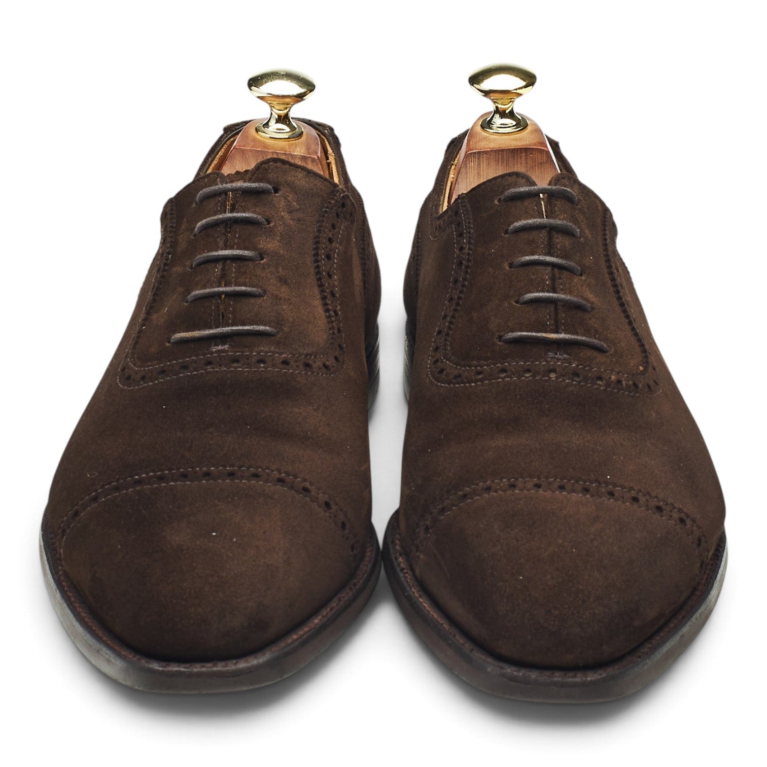 Crockett & Jones Westbourne oxford suède marron UK 7