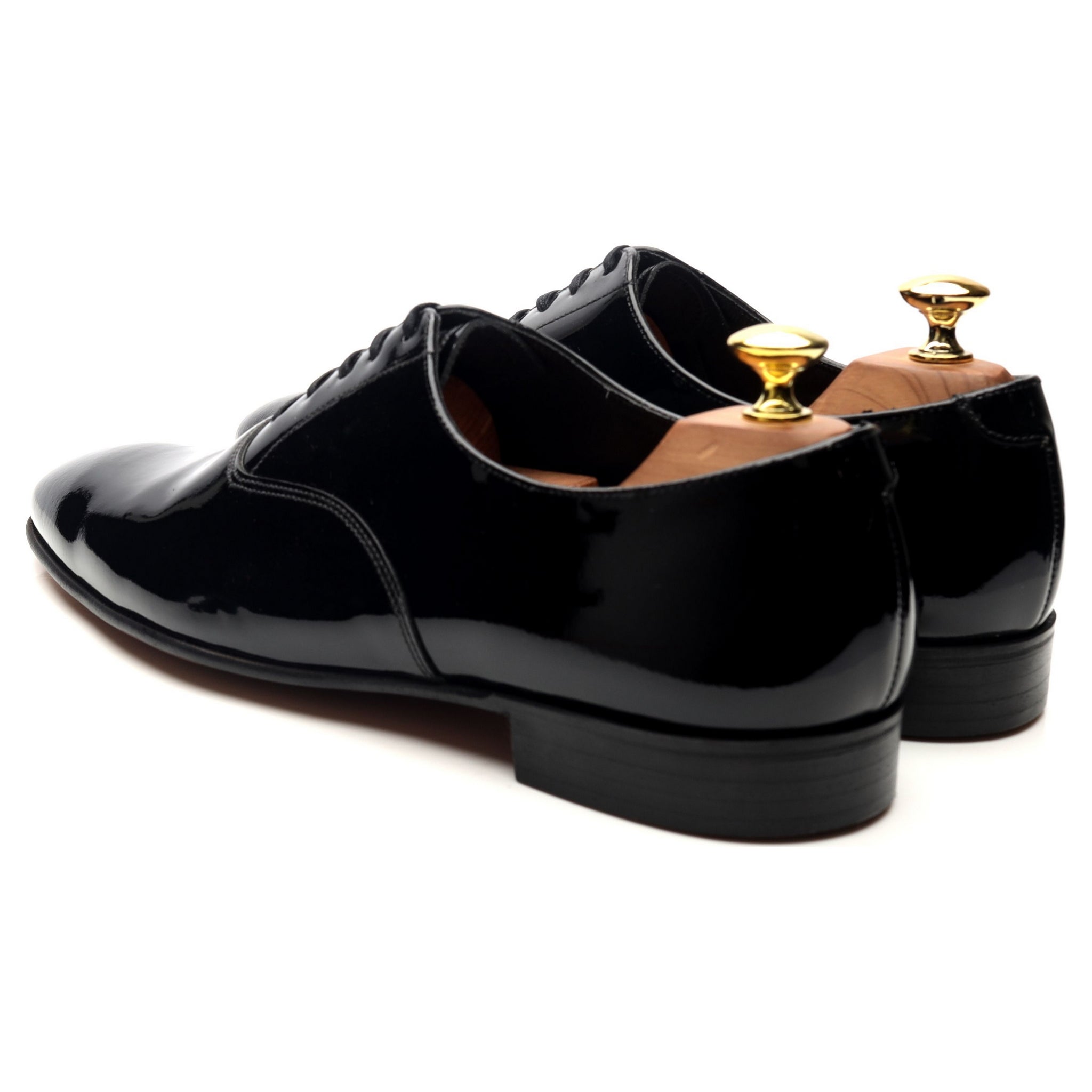 Crockett & Jones Cheam richelieu verni noir UK 8