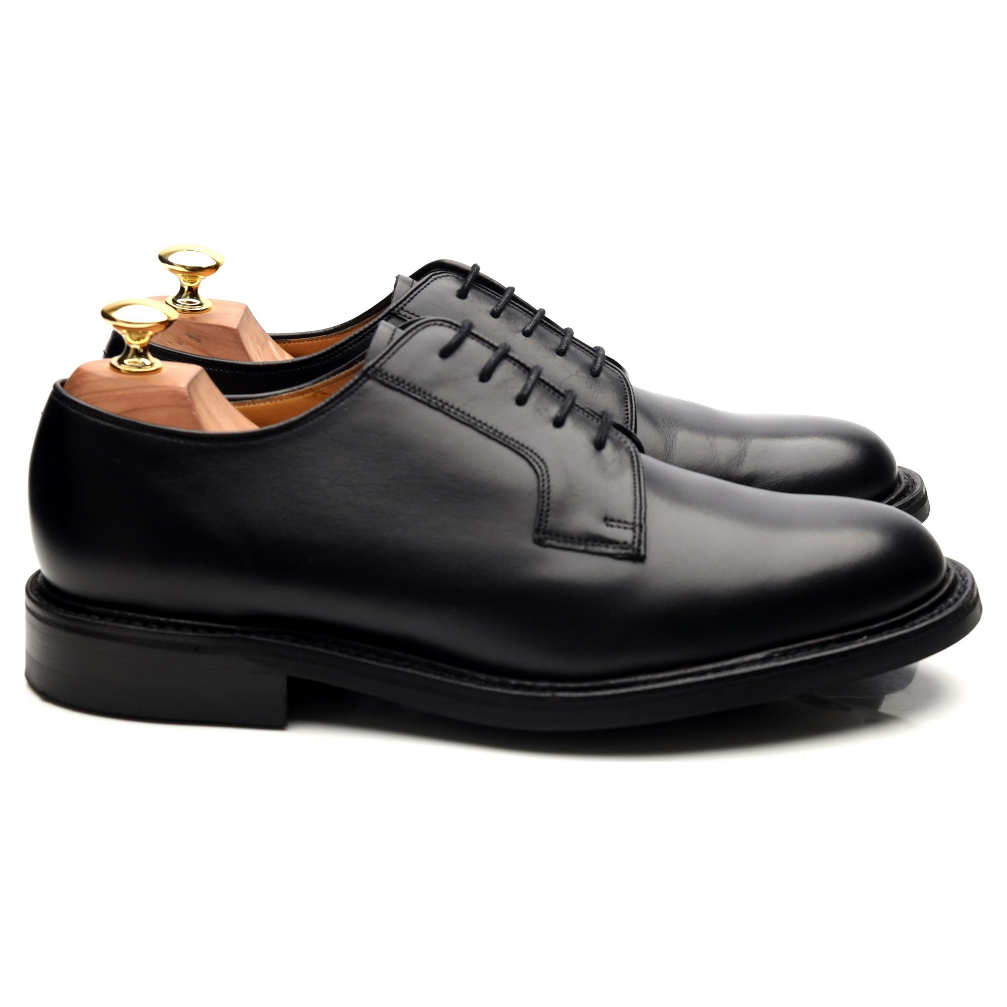 Barker Nairn derby cuir noir pointure UK 8 semelle Dainite