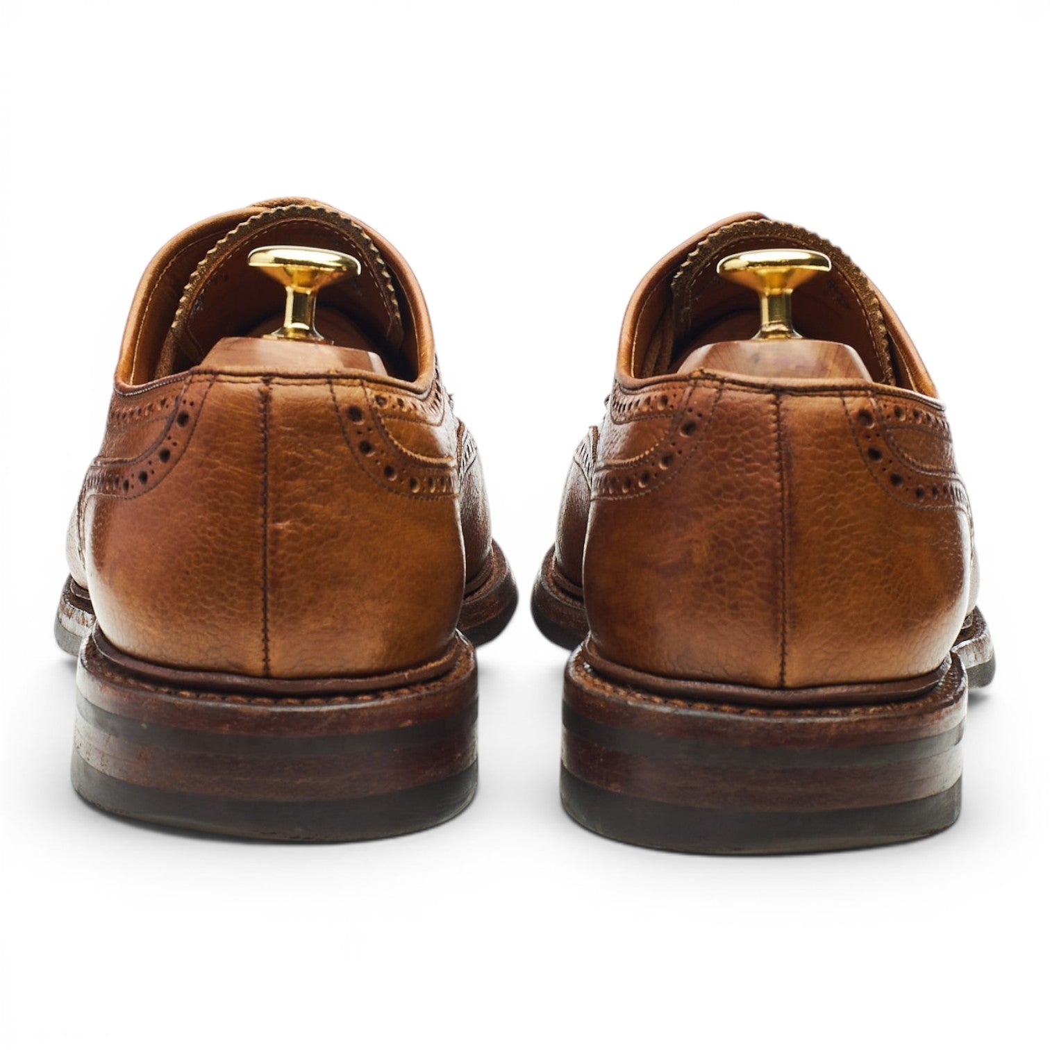 Crockett & Jones Pembroke derby cuir grain marron UK 8.5