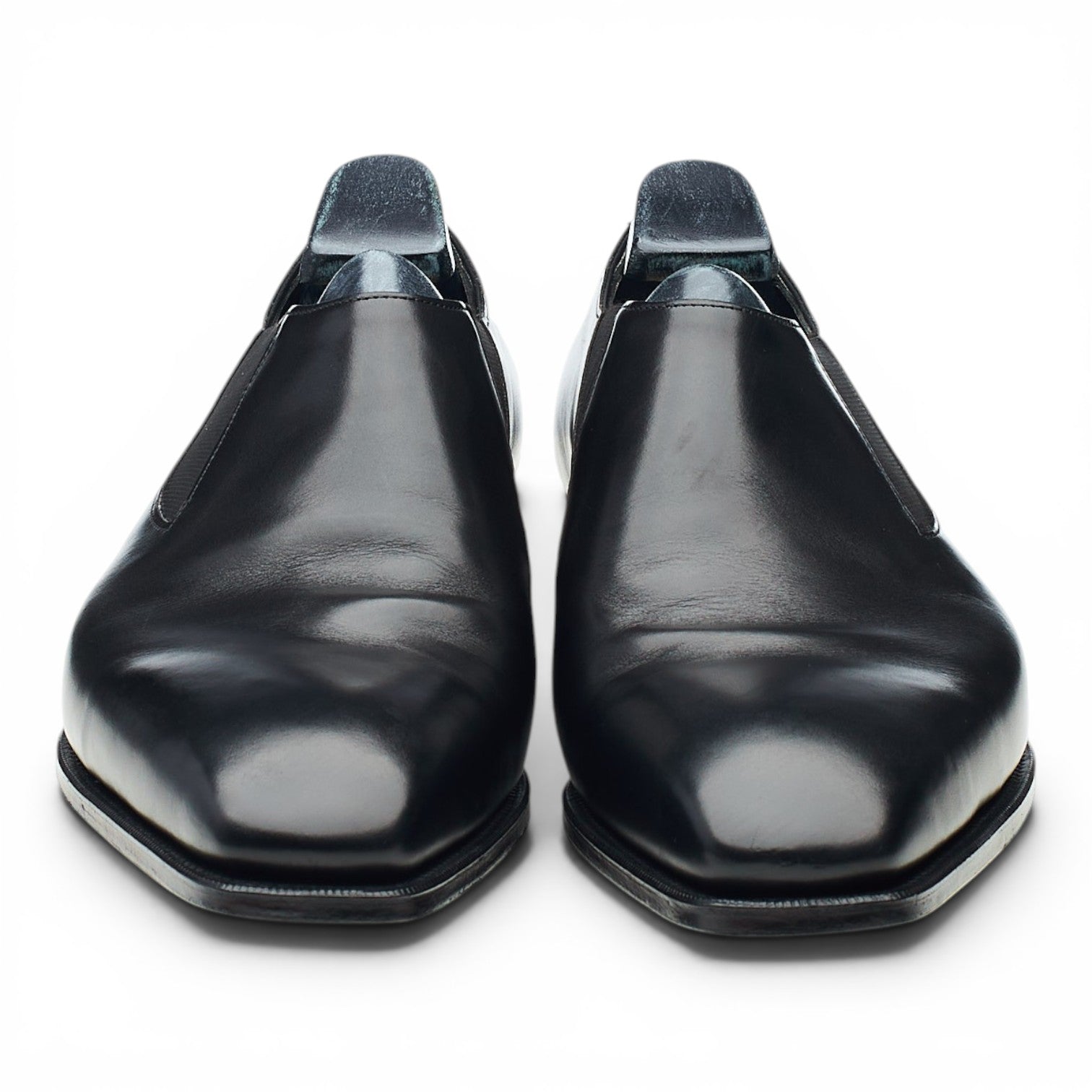 Anthony Cleverley Bulow mocassin cuir noir UK 9.5