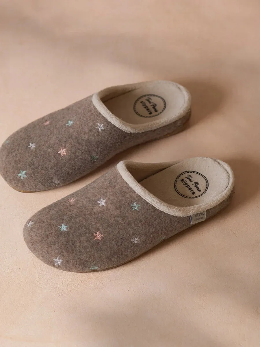 Toni Pons Mona-FT chausson femme feutrine etoiles