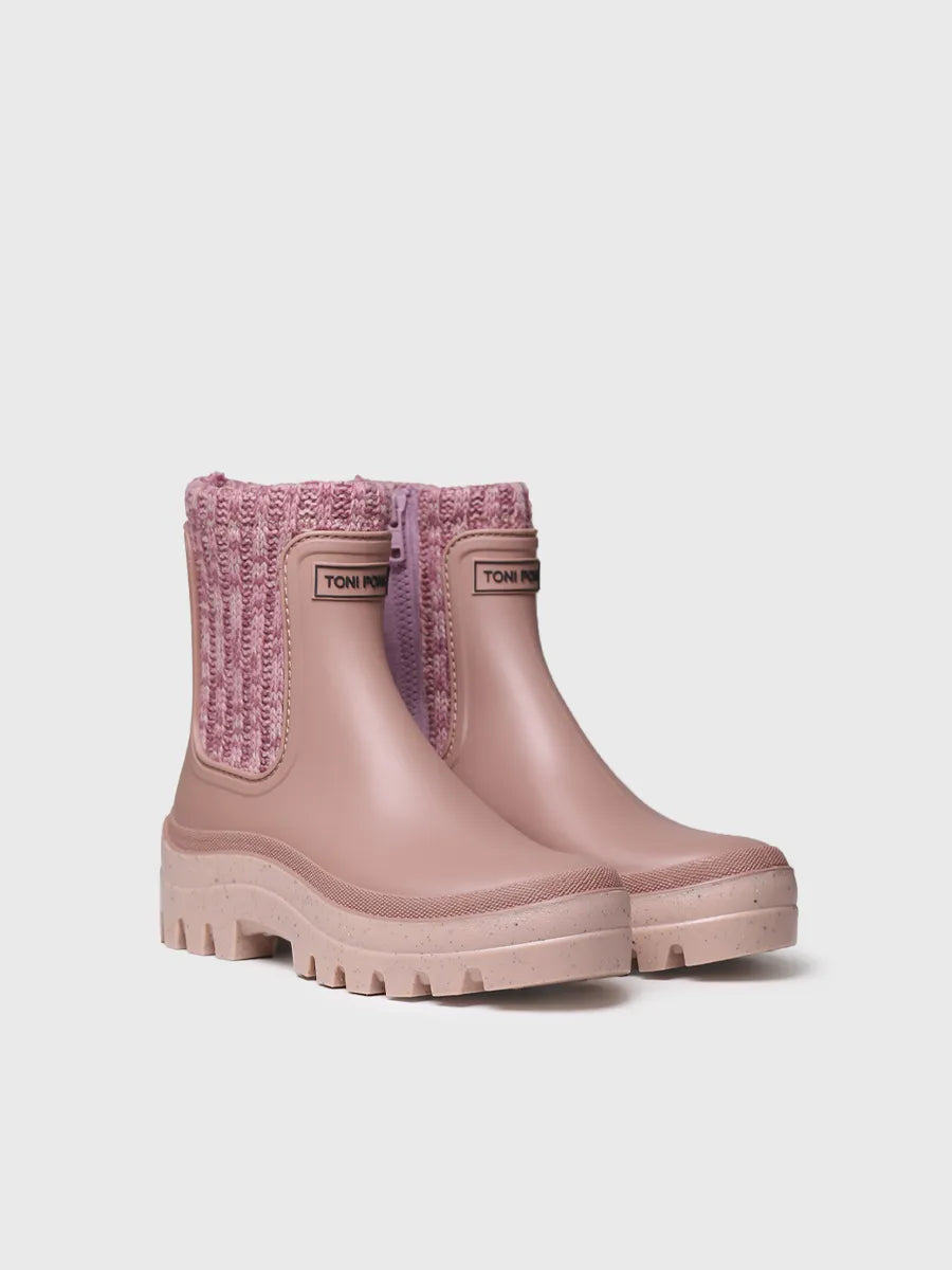 Toni Pons Camos bottines pluie femme chaudes roses