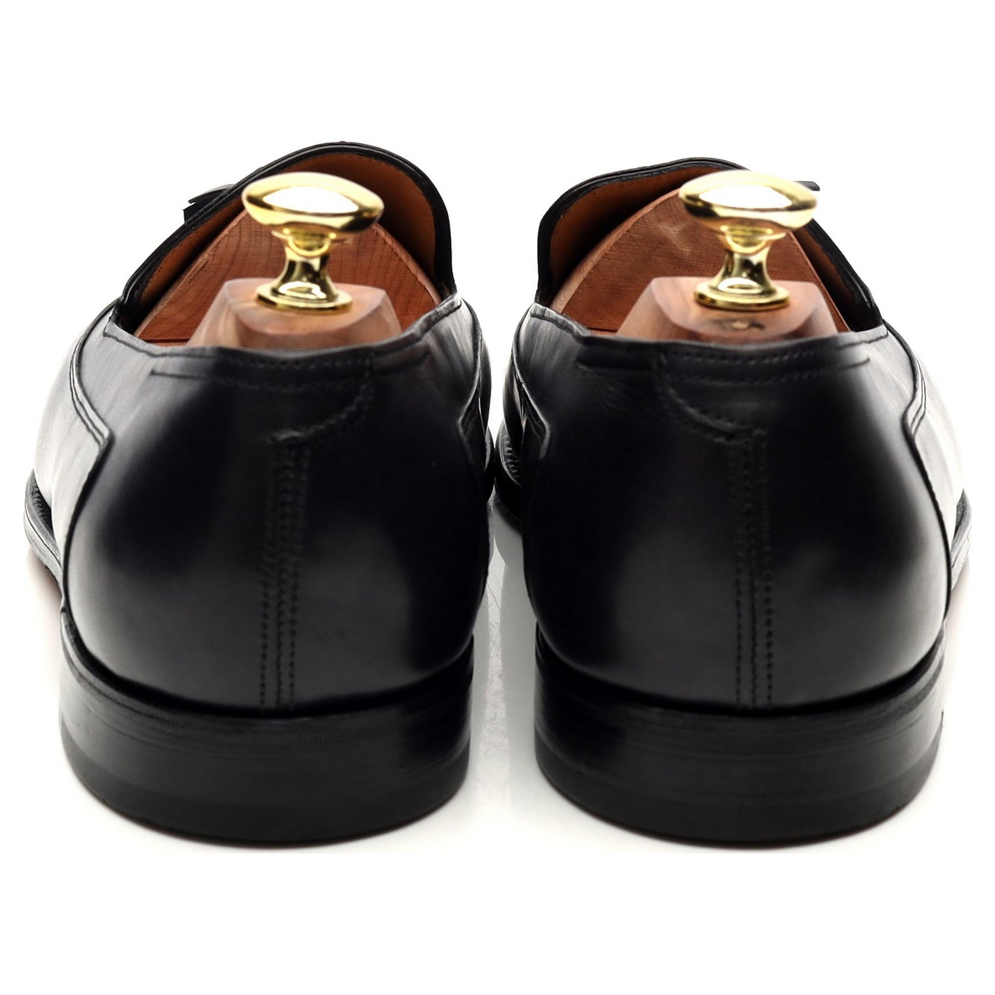 John Lobb Buckingham mocassins cuir noir pointure 7.5