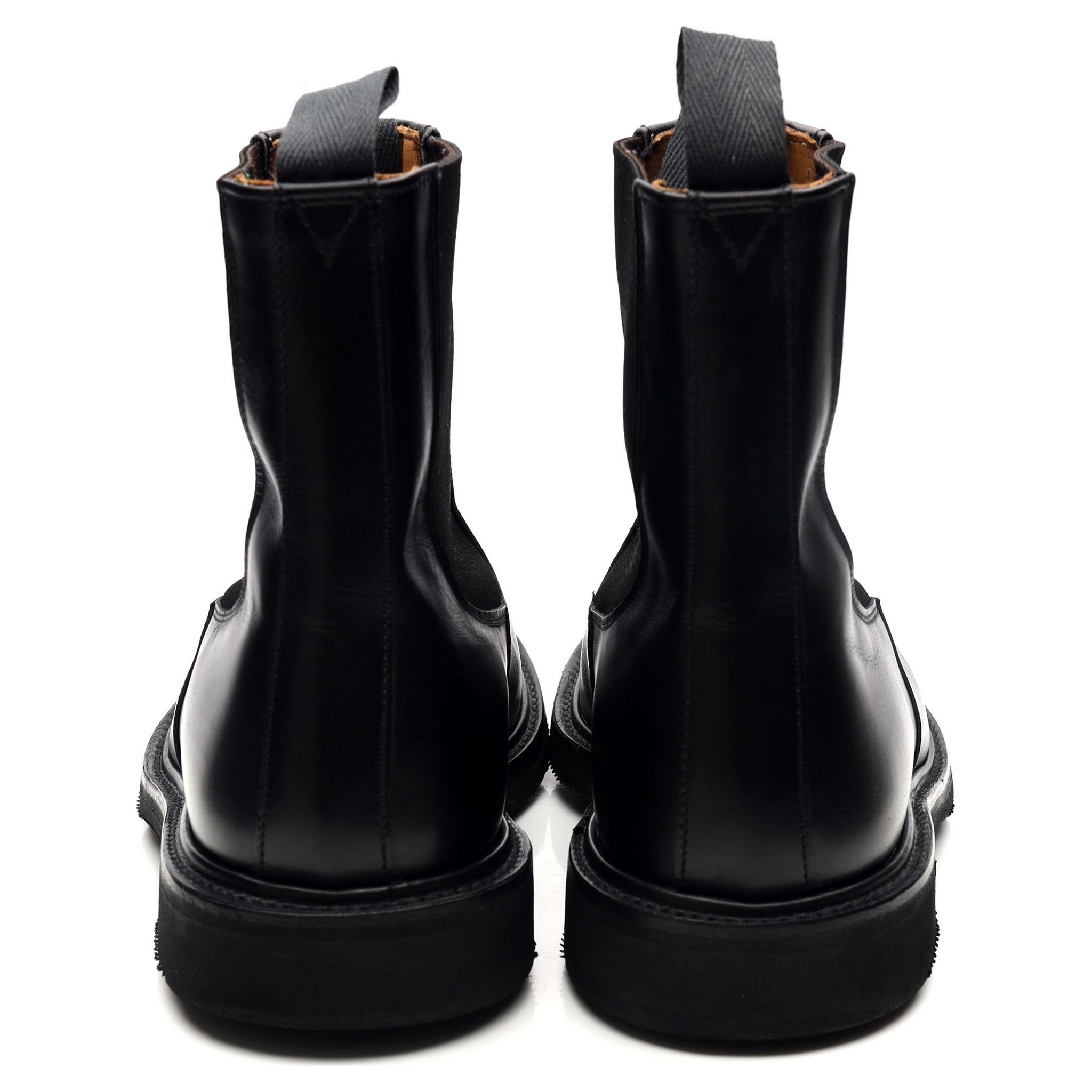 Tricker's Stephen bottes chelsea cuir noir UK 9