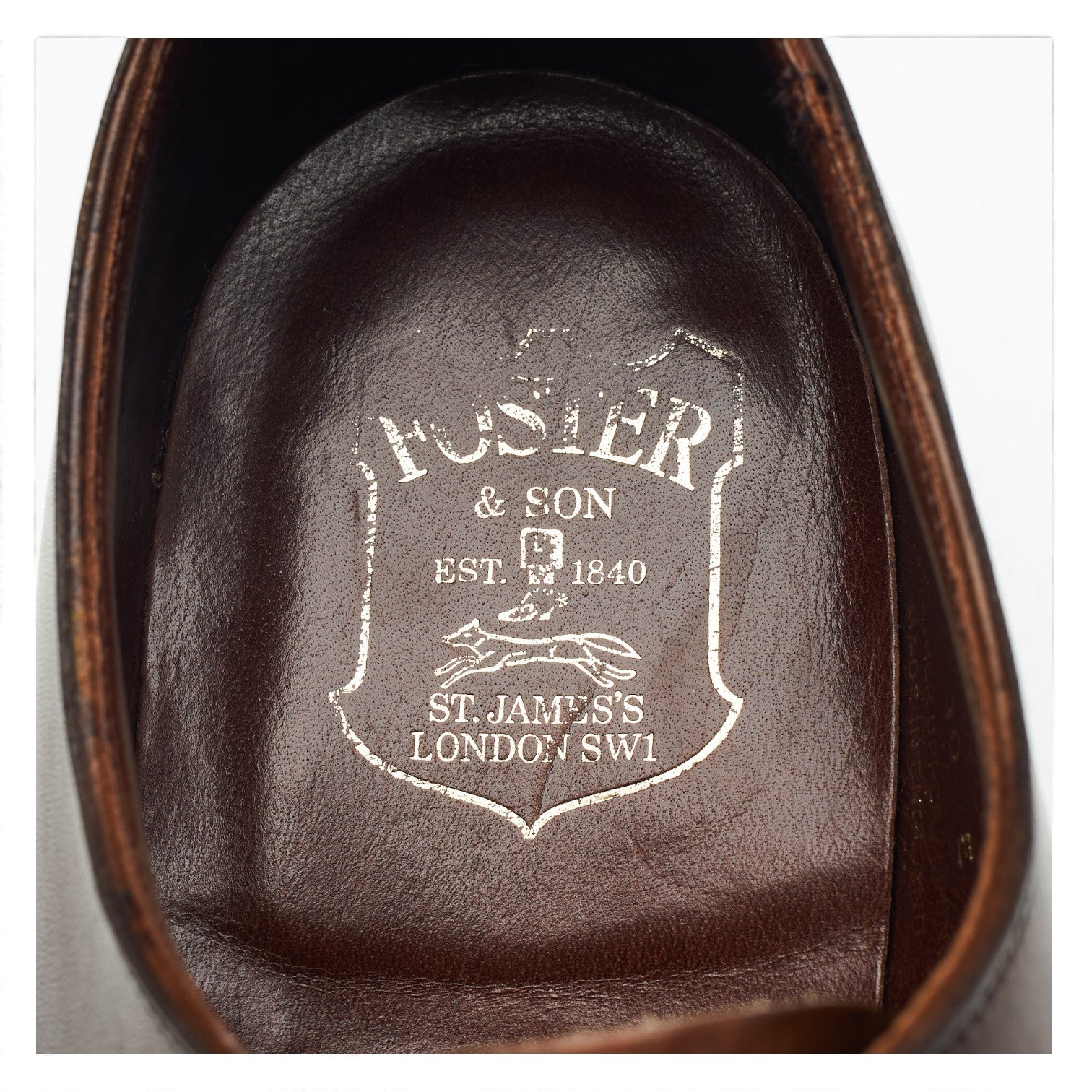Foster & Son Albemarle richelieu cuir marron UK 10